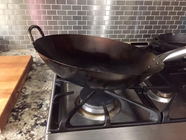 Round Bottom 14-inch Traditional Carbon Steel Wok Pan - Authentic Hand Hammered Woks and Stir Fry Pans - Pow Wok with no chemical coating customer photo 2