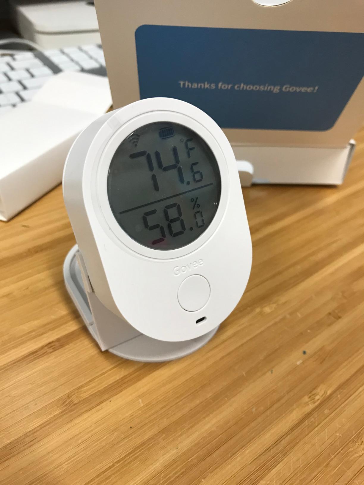 Govee Smart WiFi Thermometer Hygrometer H5051 Indoor with LCD & App Alert customer photo 2