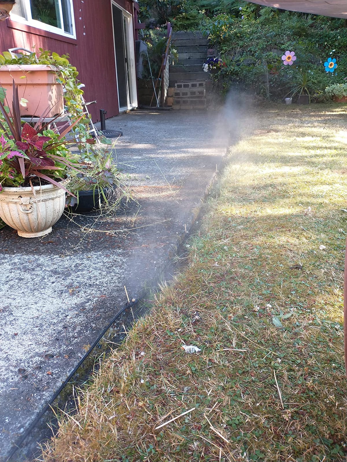 Landgarden Outdoor Misting Cooling System,Misting Line,Brass Mist Nozzles for Patio Garden Greenhouse customer photo 2