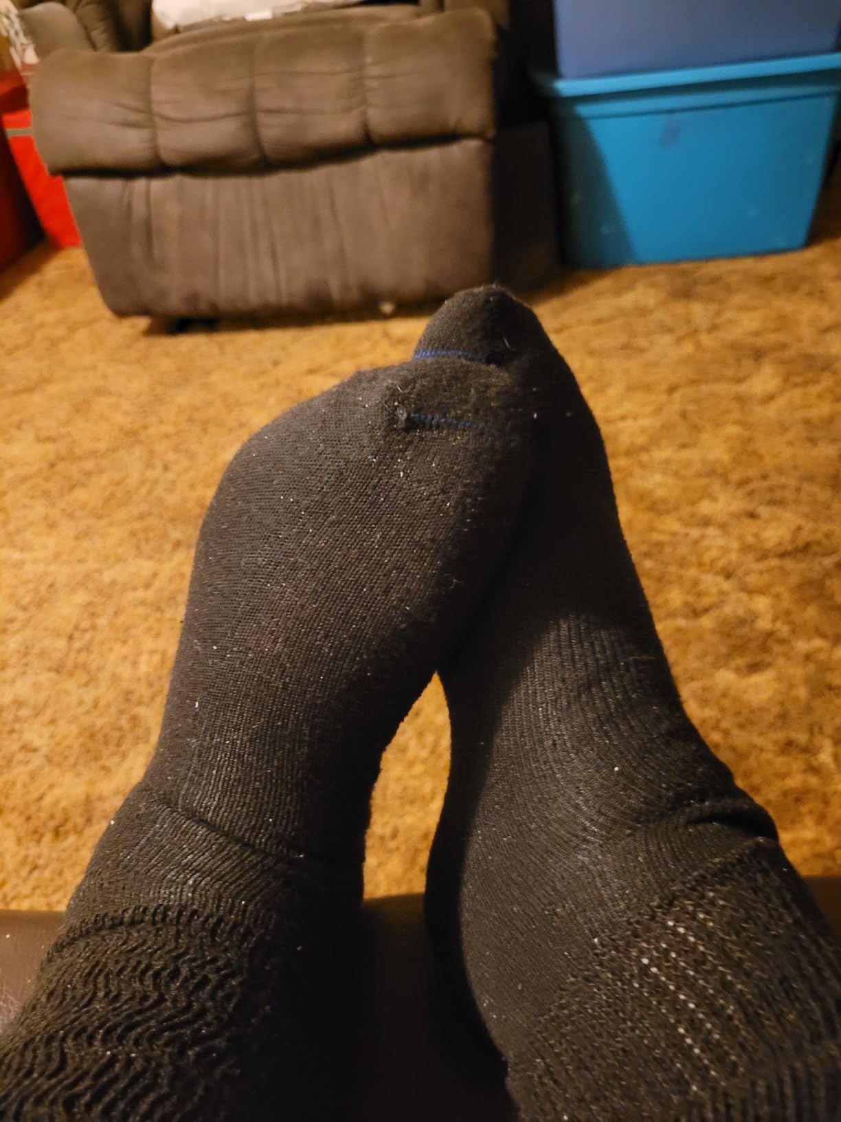 Hugh Ugoli Diabetic Socks for Men, Loose Ankle Socks, Rayon Derived from Bamboo, Extra-Wide, Thin, Seamless Toe, 4-8 Pairs customer photo 1