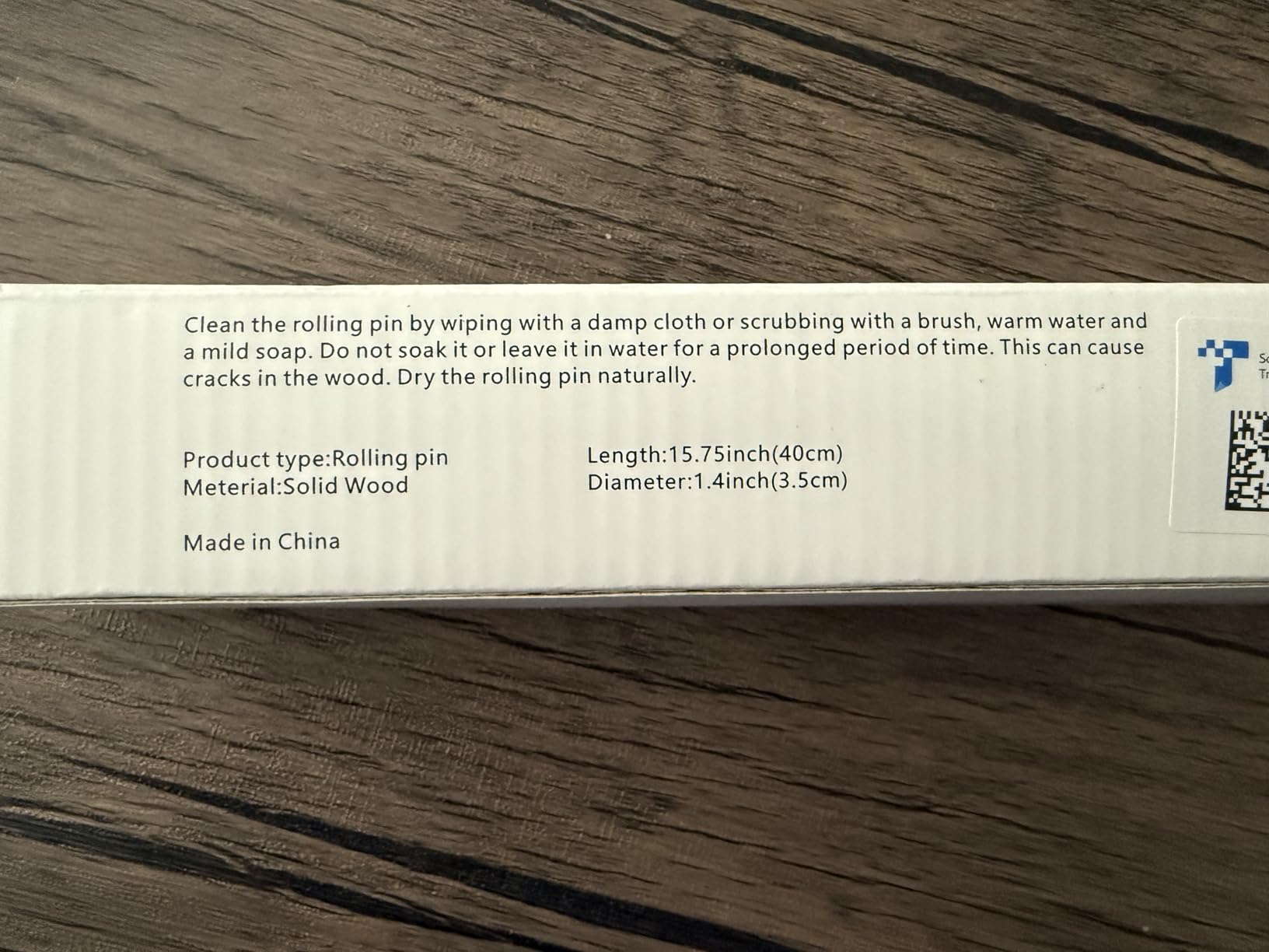 muso wood Wooden Rolling Pin for Baking, Beech Wood Tapered Rolling Pin customer photo 1