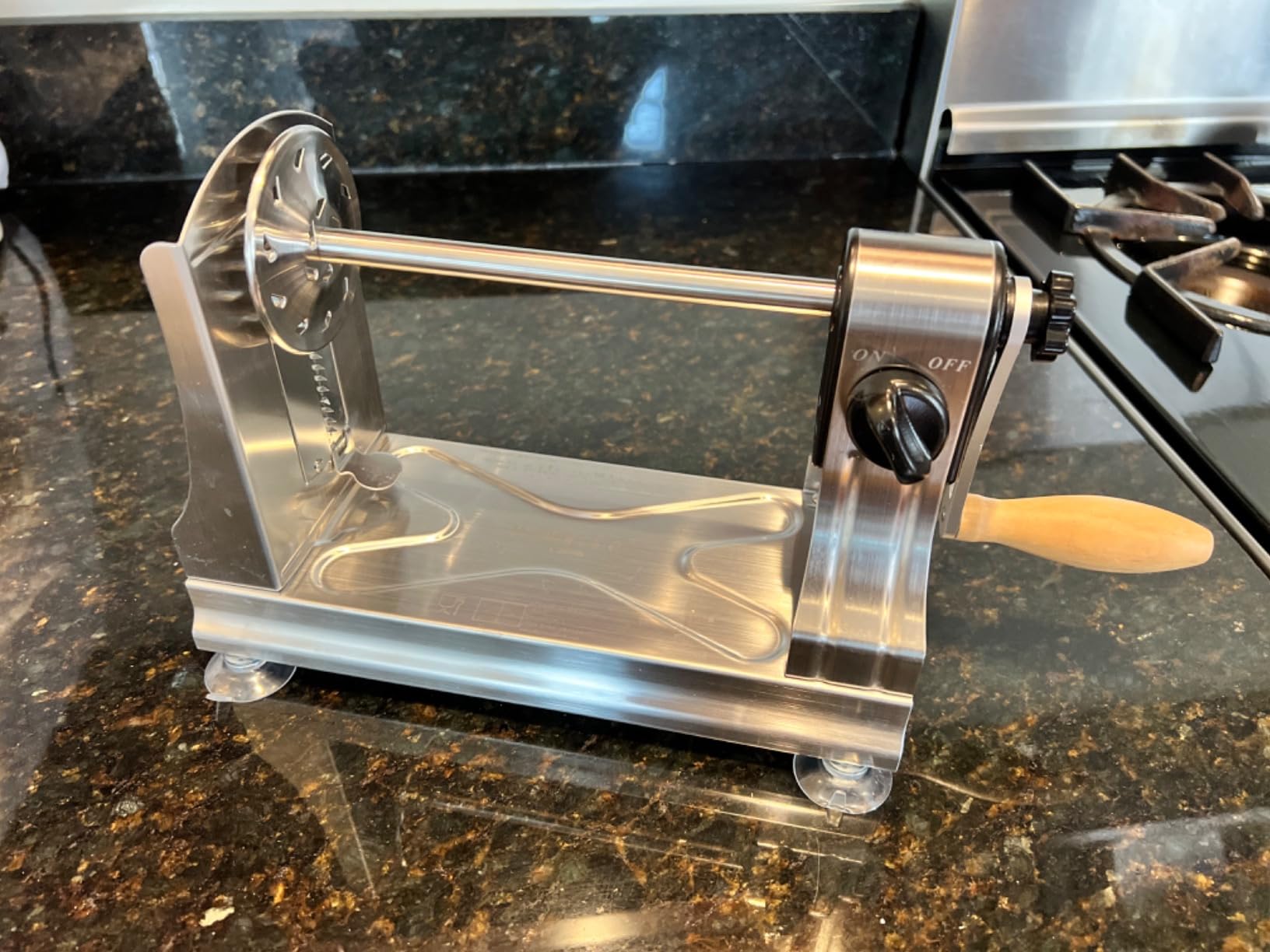 6-Blade Vegetable Spiralizer Spiral Slicer Veggie Pasta Spaghetti Maker for Healthy Low Carb/Paleo/Gluten - 304 Food Stainless Steel Body customer photo 2