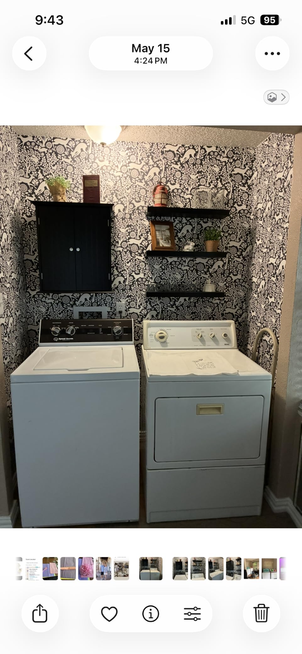 ChooChoo Bathroom Wall Cabinet with 2 Doors, Over The Toilet customer photo 1
