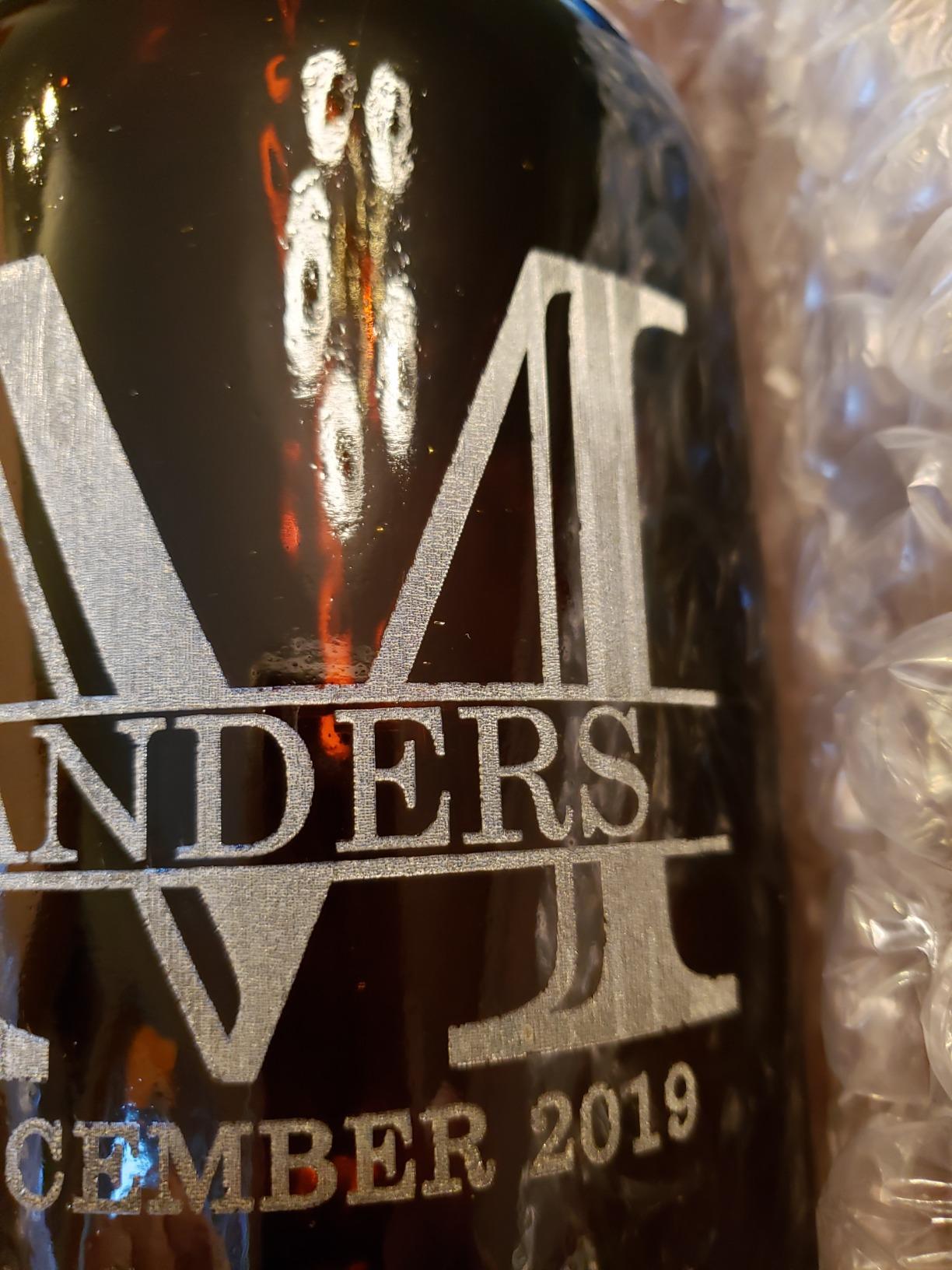 Spotted Dog Company Personalized Etched 64oz Amber Glass Beer Growler customer photo 2