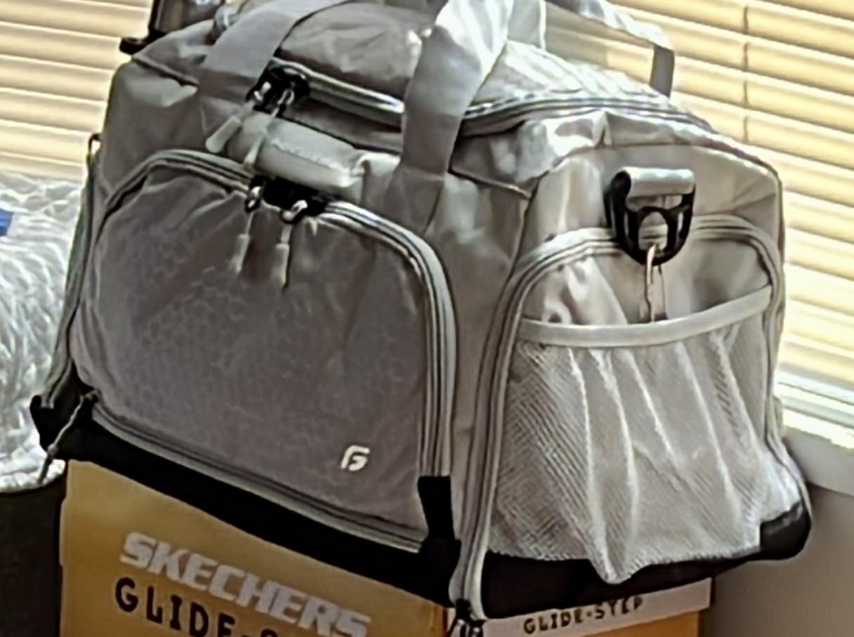 Ultimate Gym Bag 2.0: The Durable Crowdsource Designed Duffel Bag with 10 Optimal Compartments Including Water Resistant Pouch customer photo 2