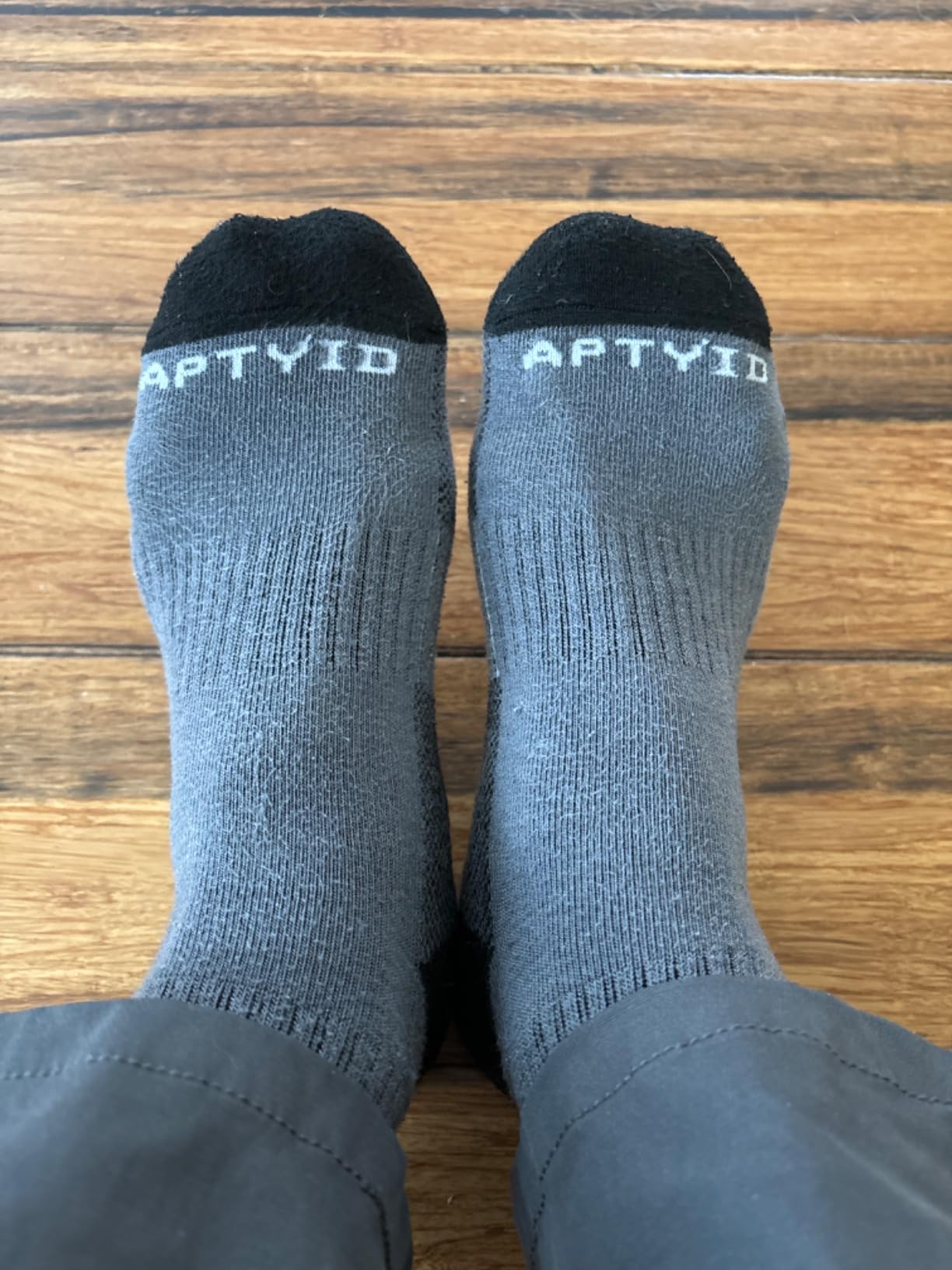 APTYID Men's Moisture Wicking Cushioned Crew Work Boot Socks (4-6 Pairs) customer photo 1