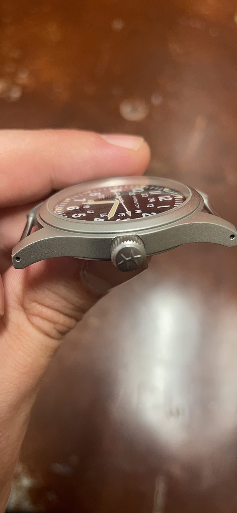 Hamilton Khaki Field Mechanical Men's Watch, 38mm Stainless Steel Case customer photo 2