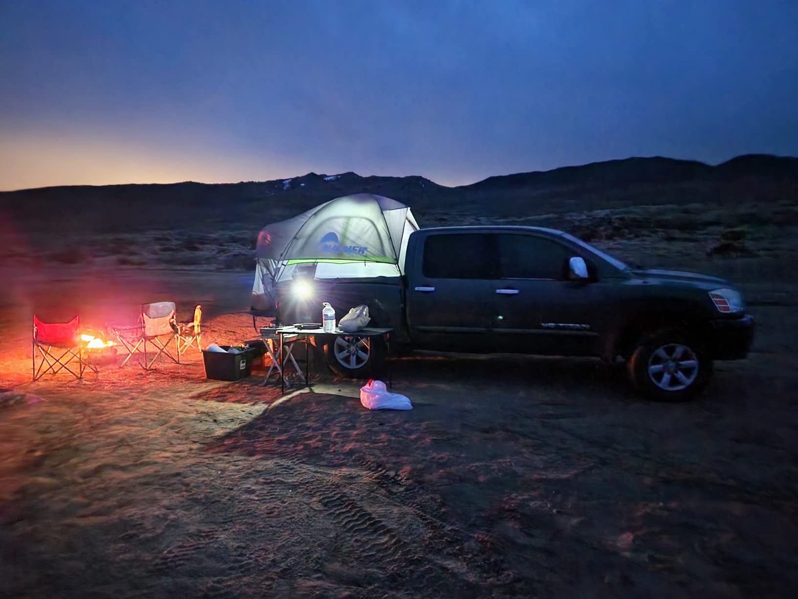 Napier Backroadz Truck Tent | Pickup Truck Bed Camping Tent | Rainfly for Water Protection | Sturdy and Spacious 2-Person Truck Tent | Easy 10-Minute Setup | Gray/Green customer photo 2