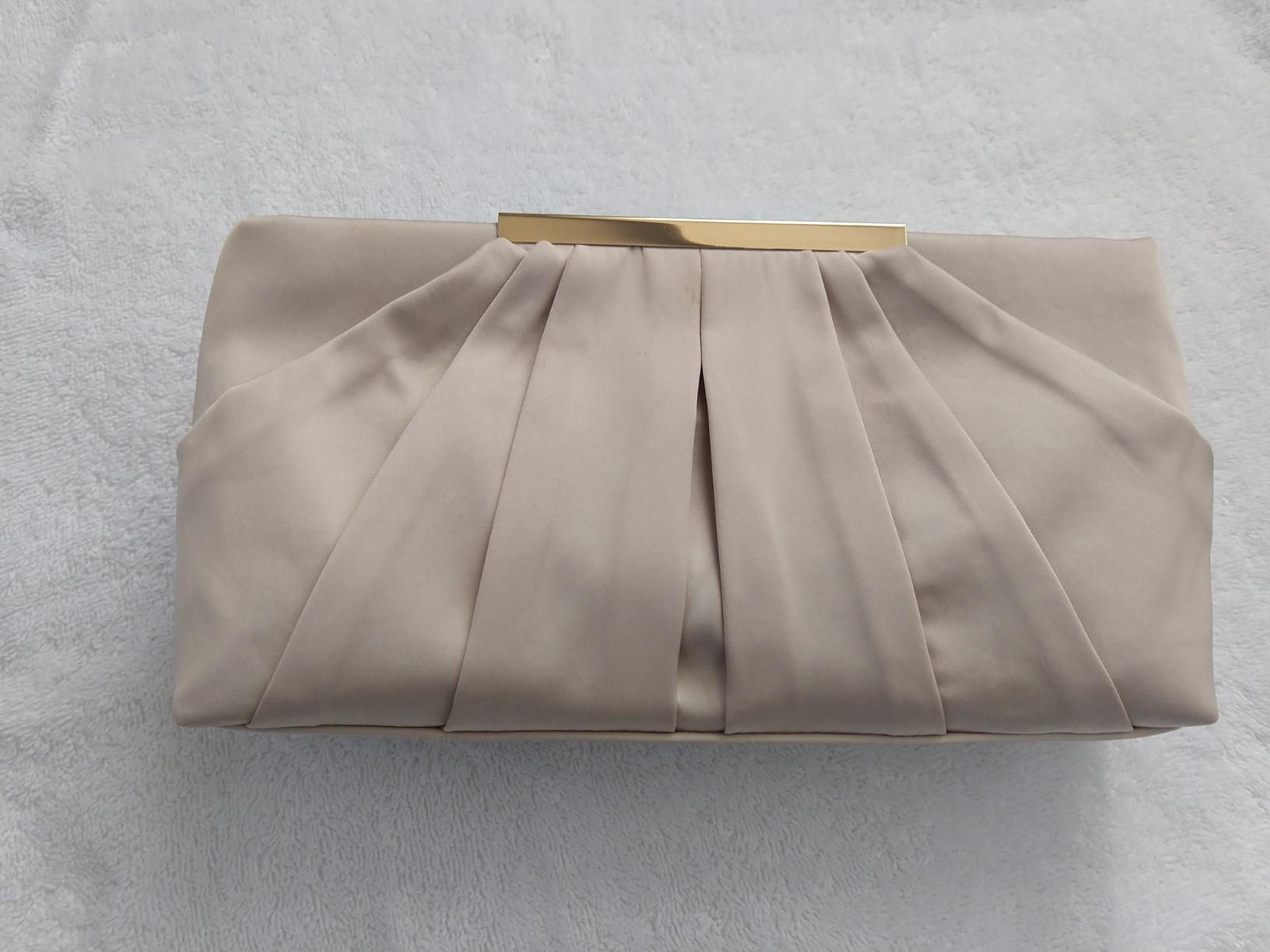 CHARMING TAILOR Clutch Evening Bag Elegant Pleated Satin Formal Handbag Simple Classy Purse for Women customer photo 1