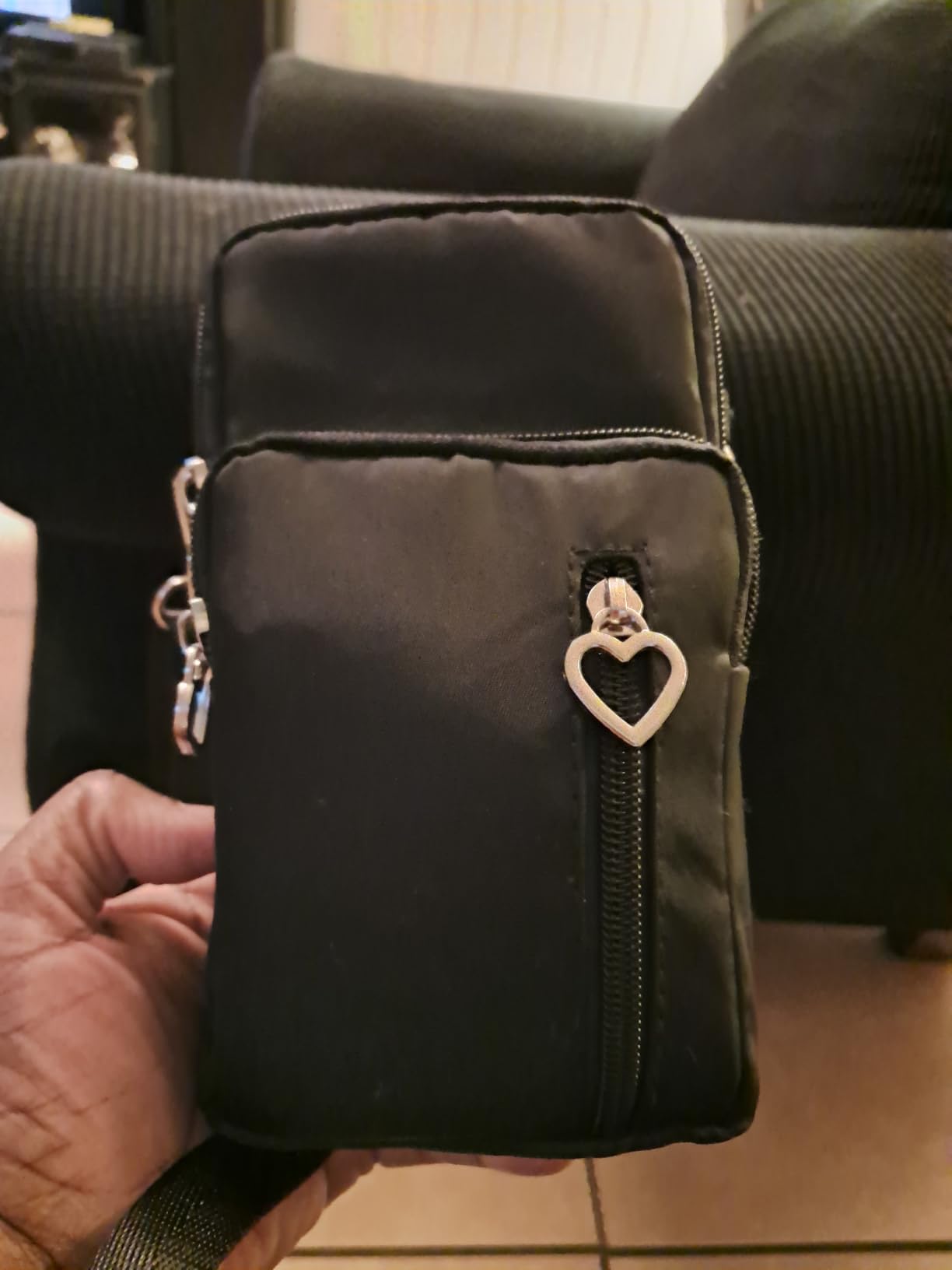 JANKS Small Crossbody Bags for Women Mini Cell Phone Purses with Crossbody Strap Phone Wallet Shoulder Bag Nylon Arm Bag customer photo 2