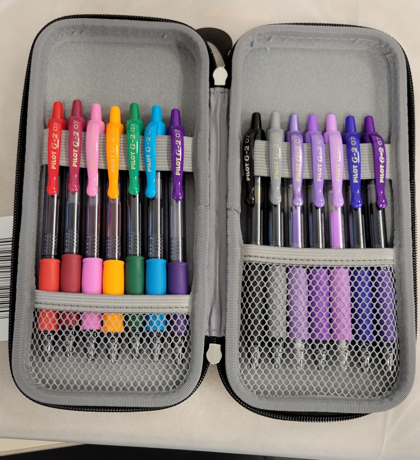 Upgraded Hard Pencil Case Box for Adults,Durable Pen Carrying Case with Zipper-Black customer photo 2