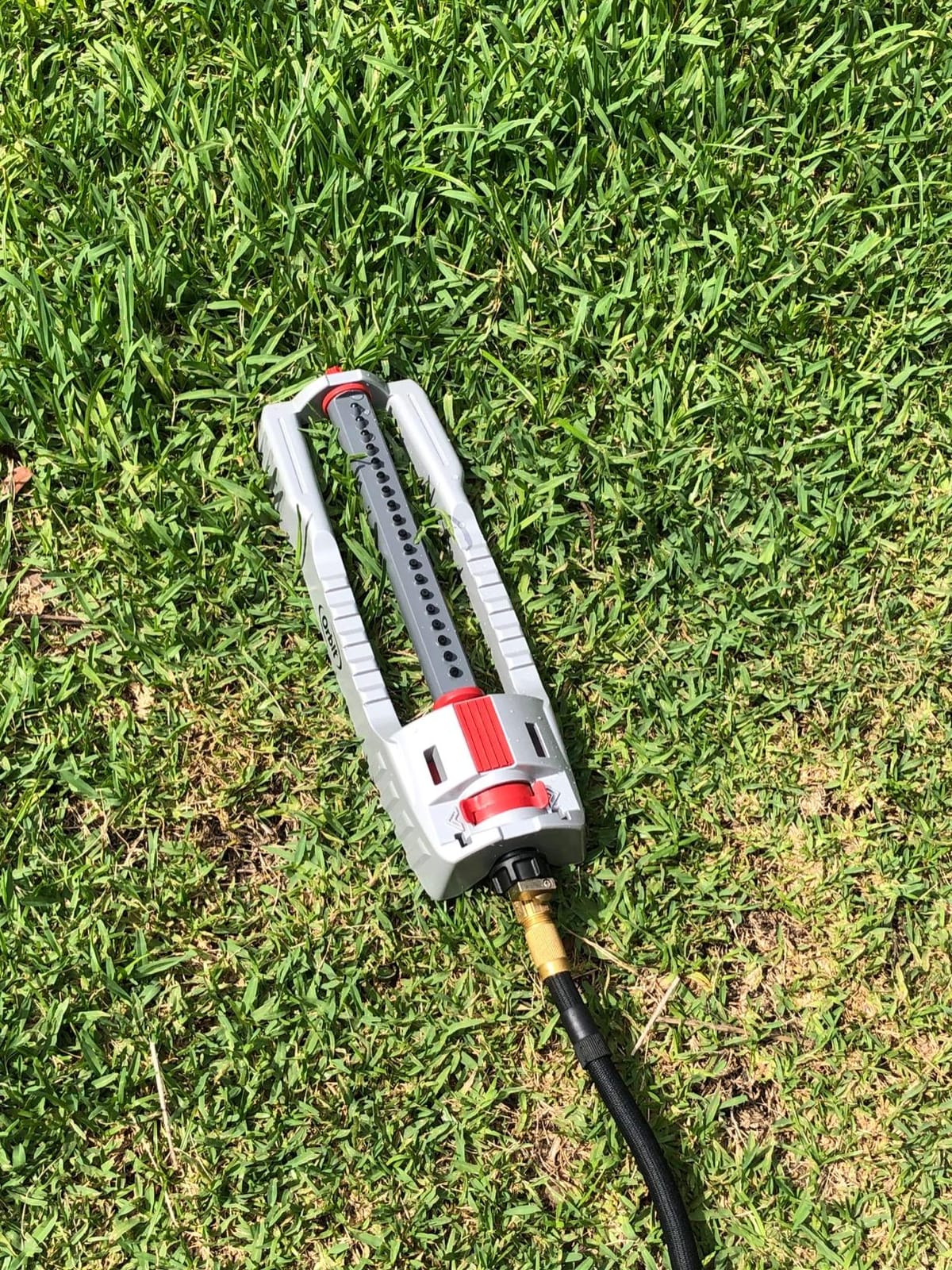 Orbit 56281 Oscillating Water Sprinkler for Lawn and Garden with Metal Base and Custom Pattern Dial (Waters up to 4,000 Square Feet) customer photo 1