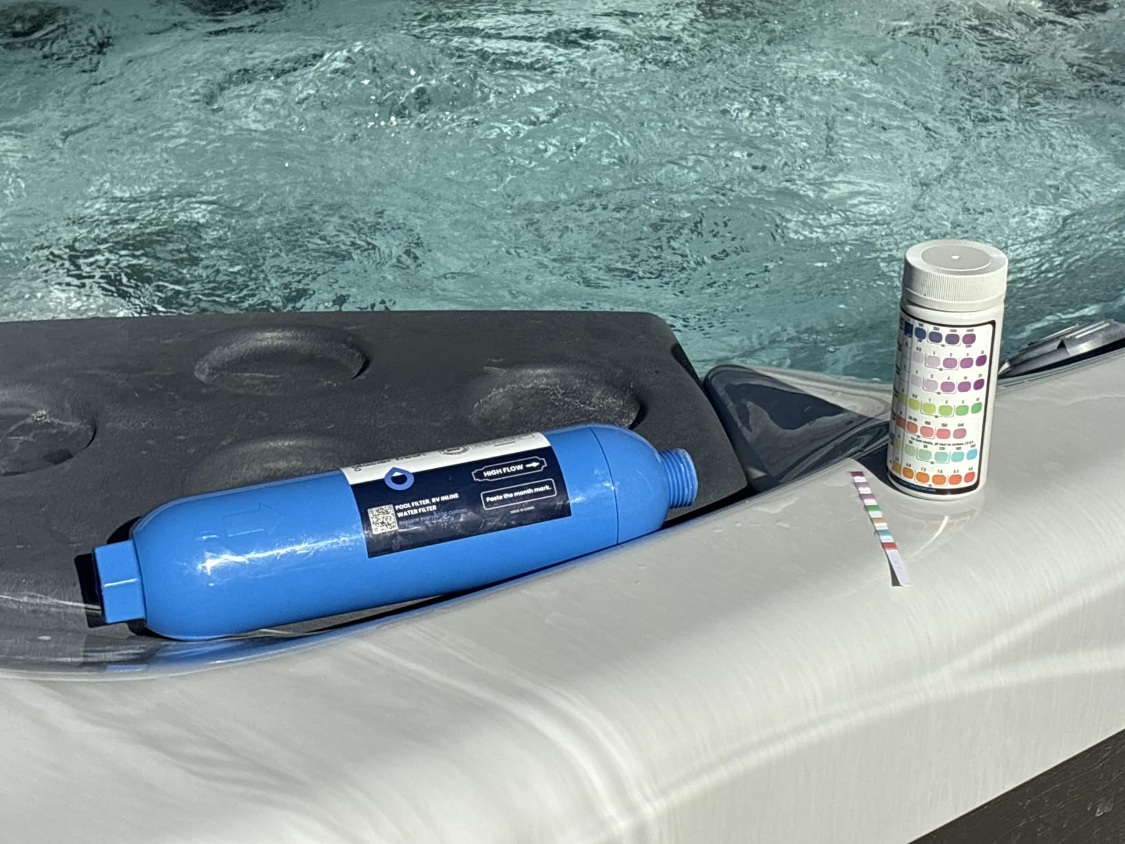 GLACIER FRESH RV/Marine Water Filter with 1 Flexible Hose Protectors 2 Pack | Greatly Reduces Bad Taste, Odors, Chlorine and Sediment in Drinking Water customer photo 1