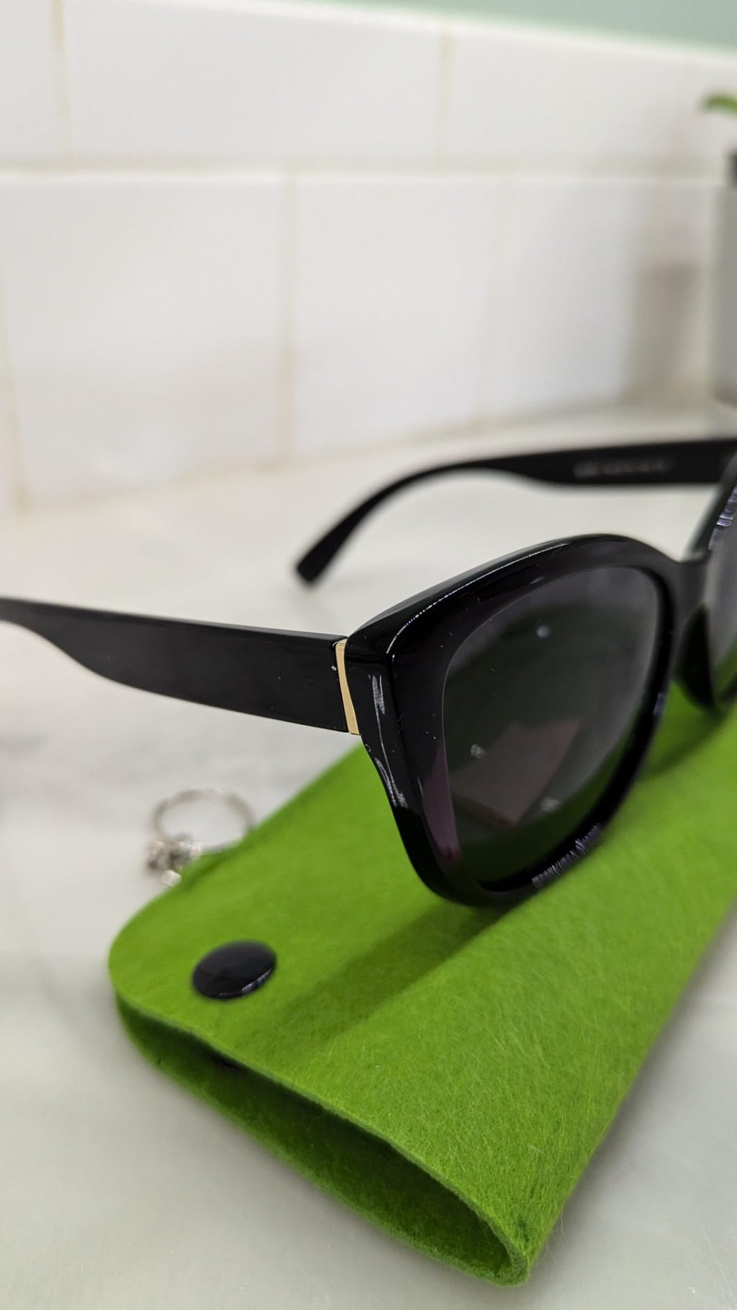 FEISEDY Polarized Vintage Sunglasses American Womens Square Jackie O Cat Eye Sunglasses B2451 customer photo 2