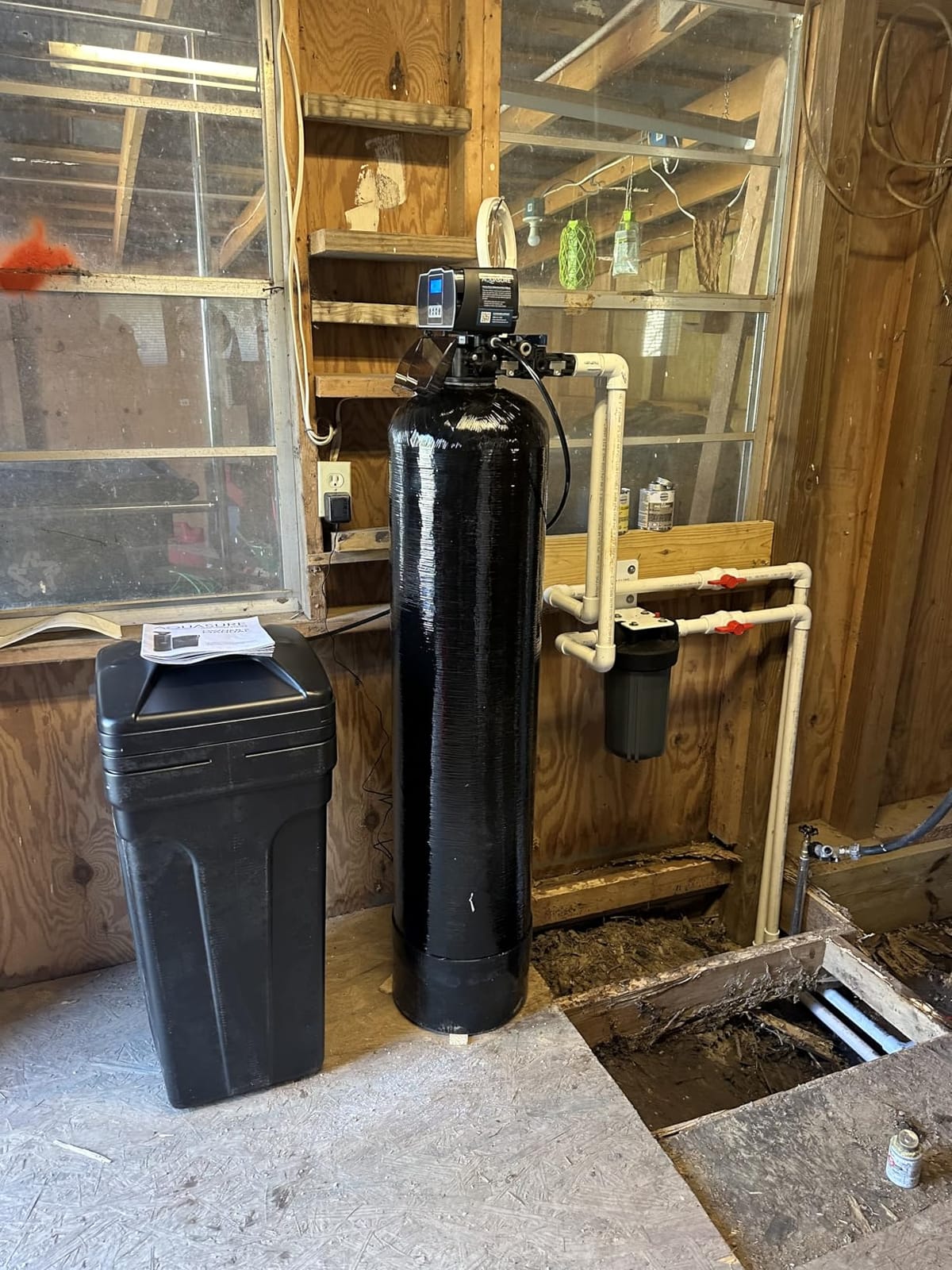 Aquasure 64,000 Grains Whole House Water Filtration Bundle with Digital Metered Control Softener, Pre-Filters, 75 GPD RO Reverse Osmosis System customer photo 1