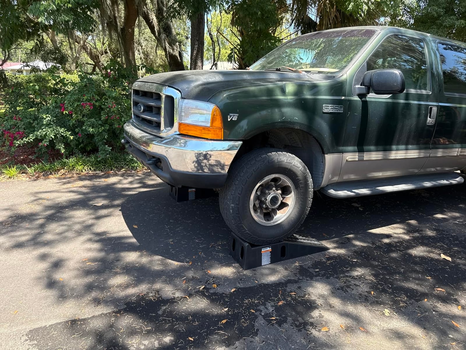 Ironton Poly Car Ramp Set, 12,000-Lb. GVW, 35.5in.L x 12in.W, 2-Pc. customer photo 1