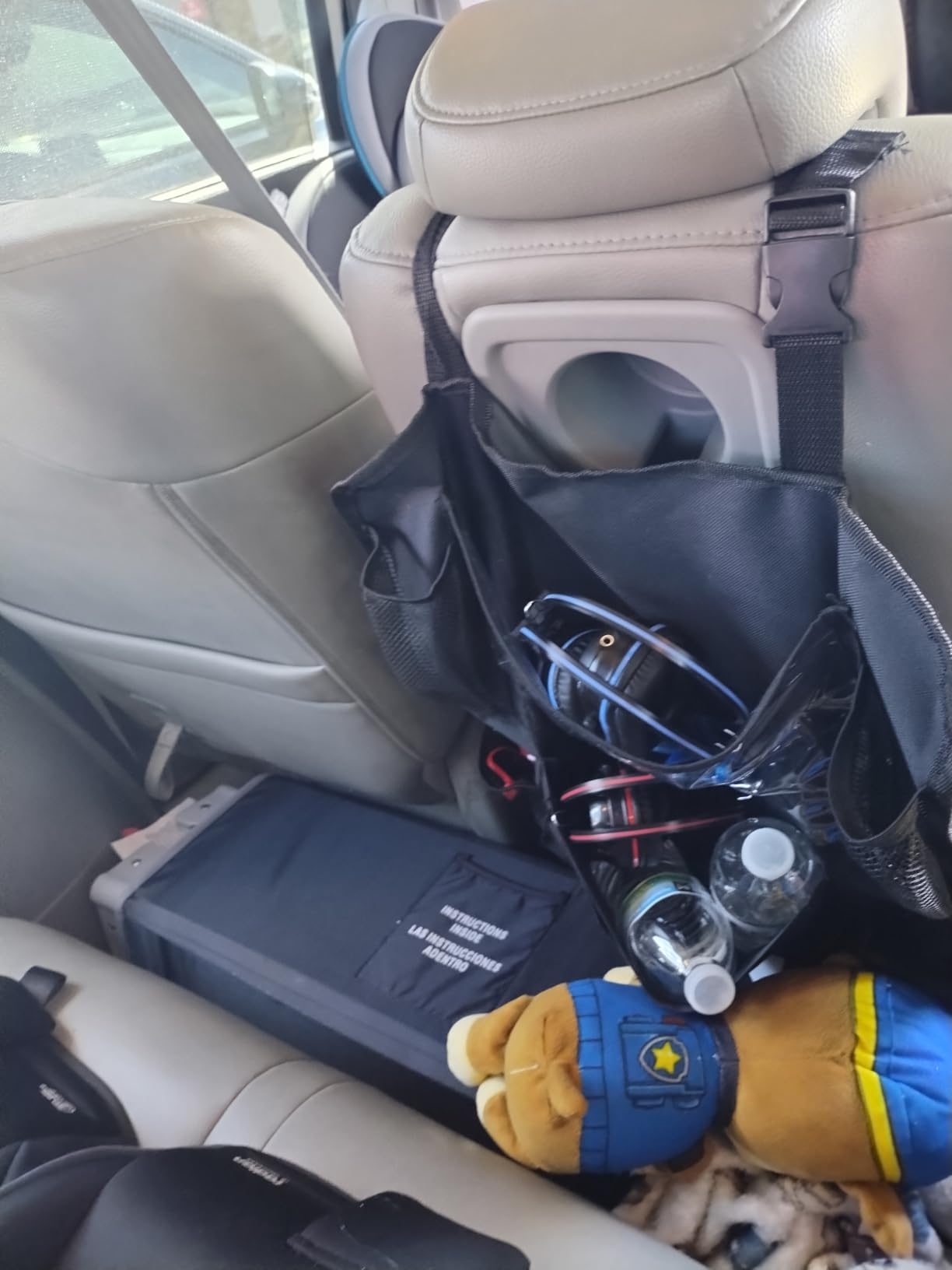 Backseat Car Organizer w/ 10 Storage Pockets 11