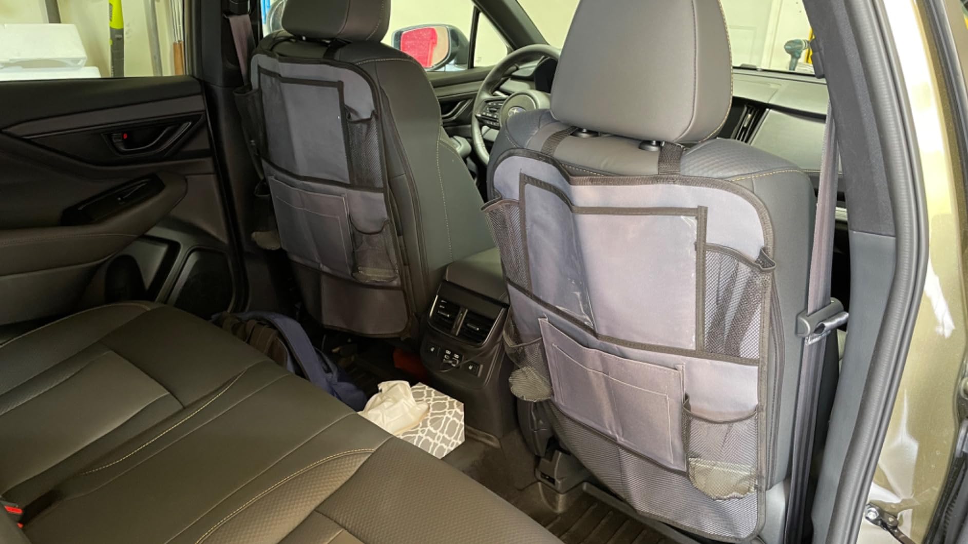 Backseat Car Organizer w/ 10 Storage Pockets 11