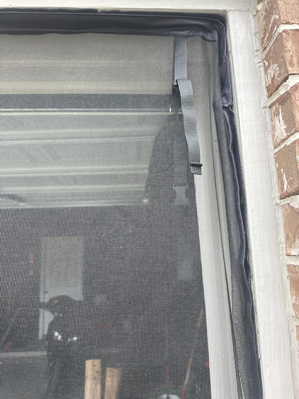 Garage Door Screen for 2 Car, 16x7 ft Magnetic Closure Fiberglass Mesh Net customer photo 1