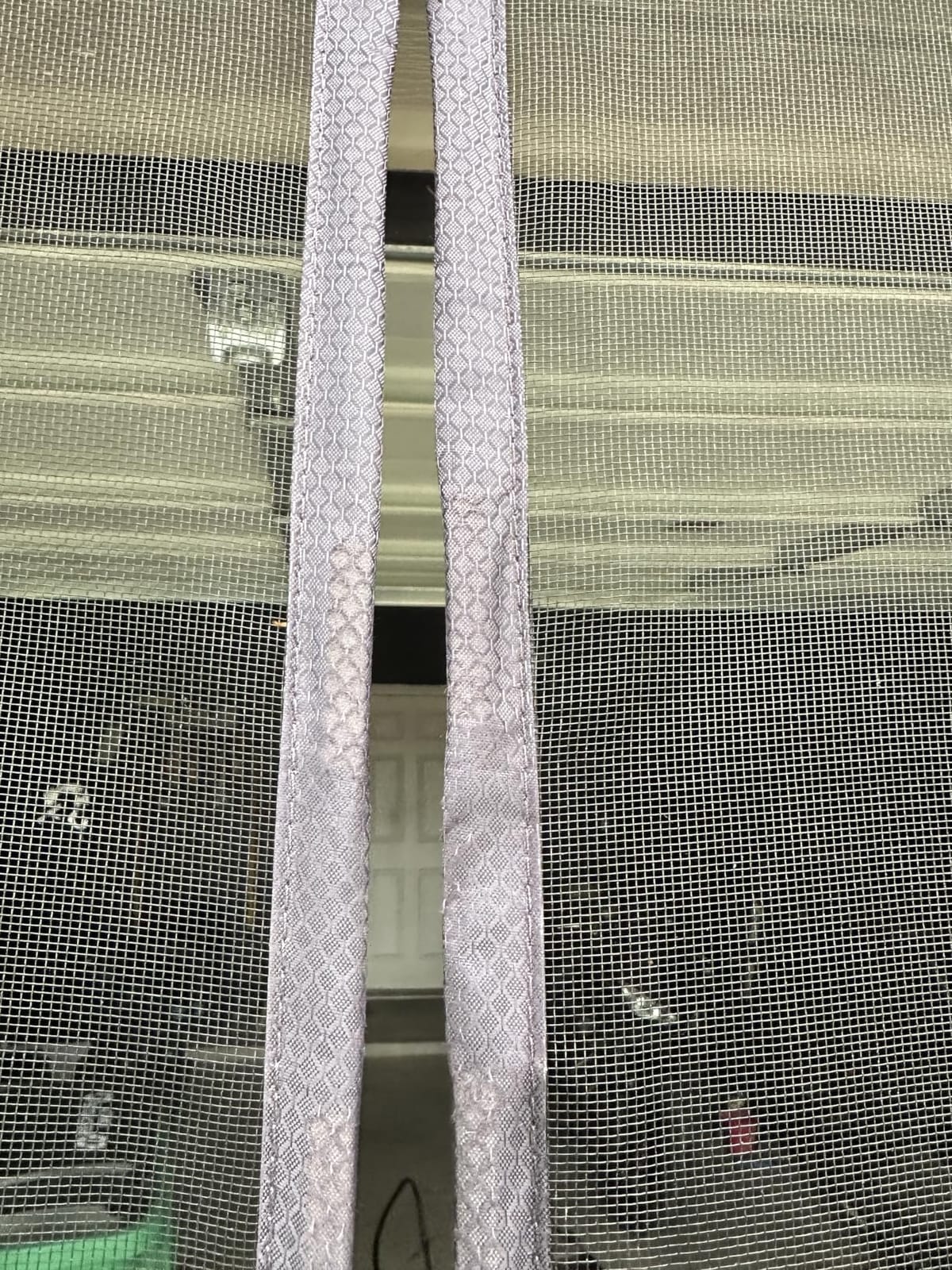 Garage Door Screen for 2 Car, 16x7 ft Magnetic Closure Fiberglass Mesh Net customer photo 2