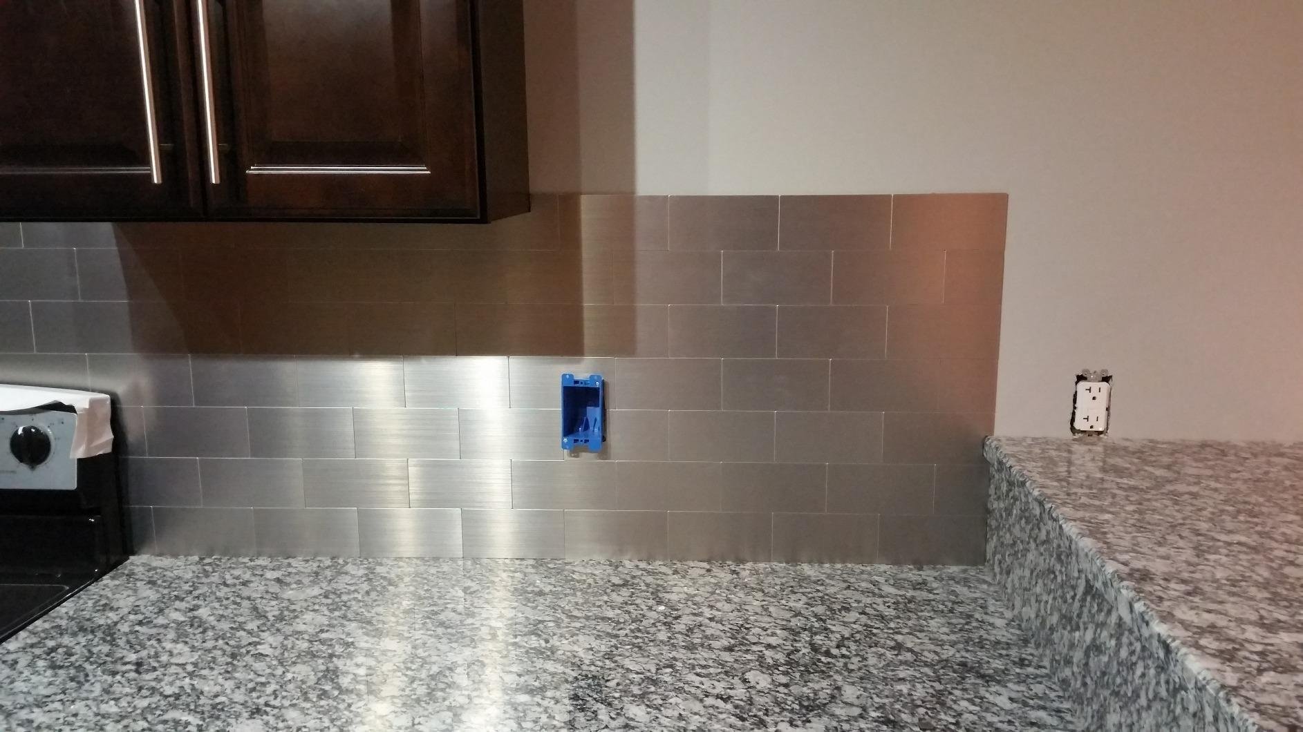Art3d Peel and Stick Backsplash, Stainless Subway Tile, 3 x 6 in, 100-Pack customer photo 1