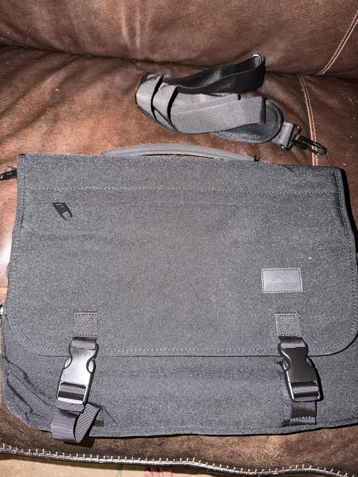 MATEIN Messenger Bag for Men, School Bag Men's Laptop Briefcases for Work customer photo 1