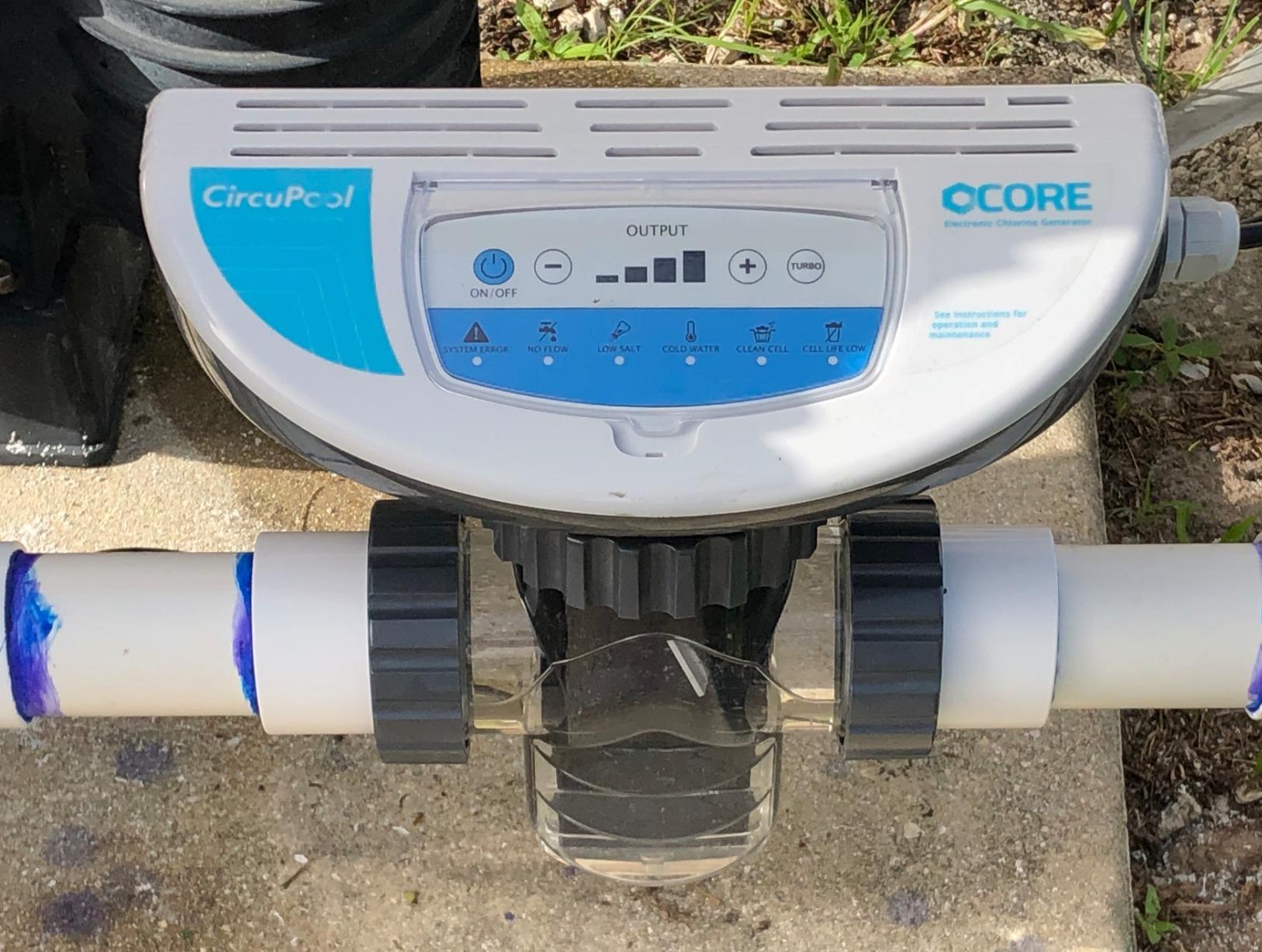 CircuPool CORE55 Salt Chlorine Generator System | 55,000 Gal Max customer photo 1