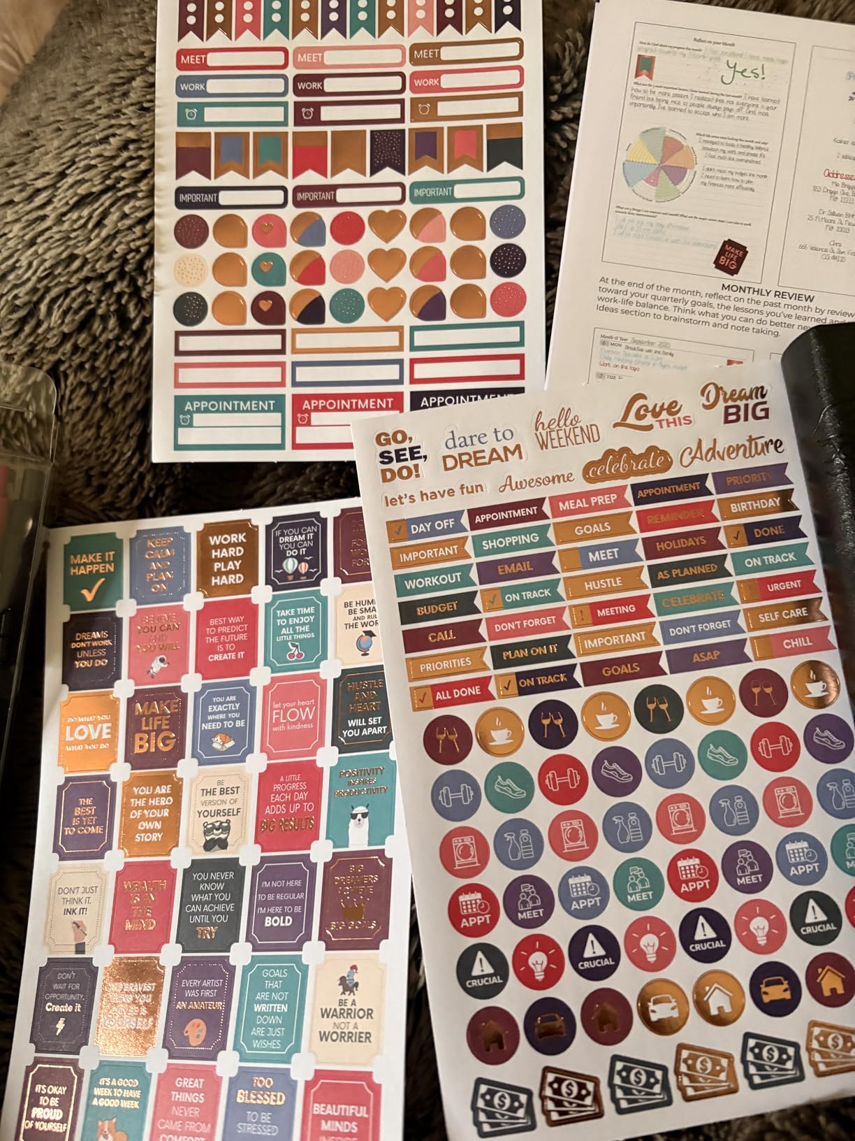 Legend Planner Undated, Weekly & Daily Goal Journal, A5 Periwinkle customer photo 2