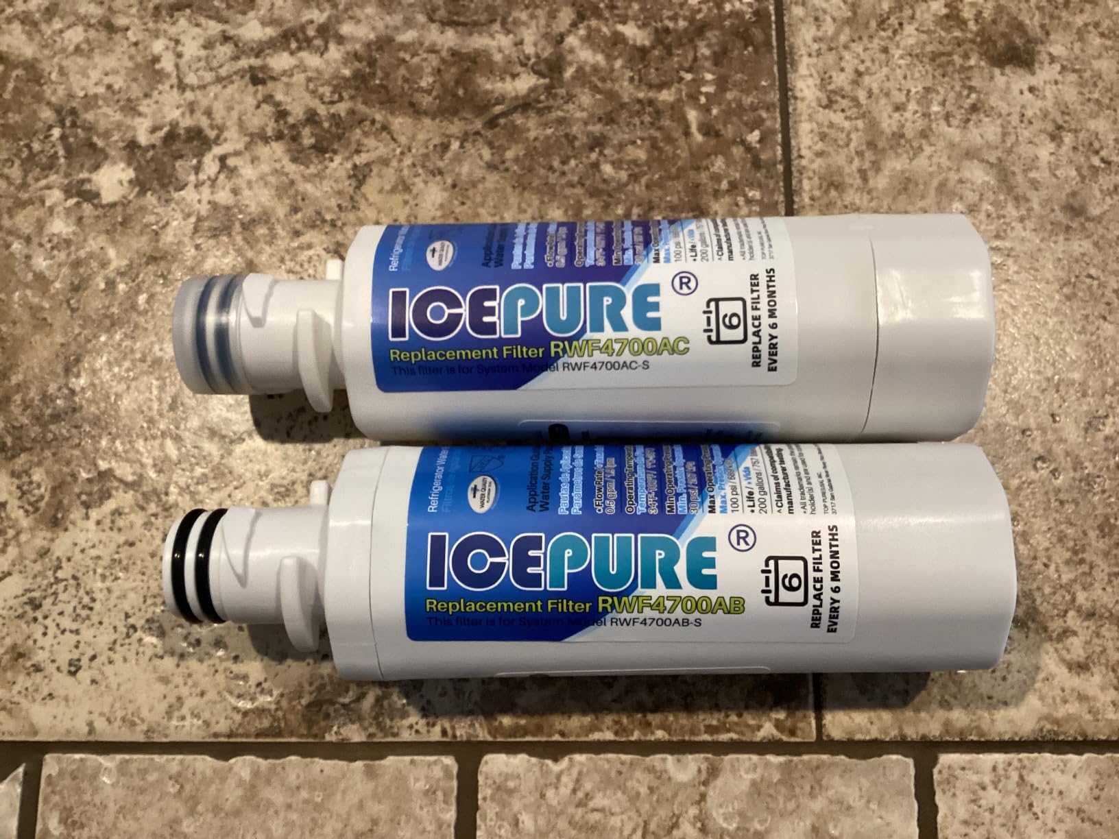ICEPURE LT1000PC Refrigerator Water Filter and LT120F Air Filter, 3 Combo - Replacement for LG LT1000P/PC/PCS customer photo 1