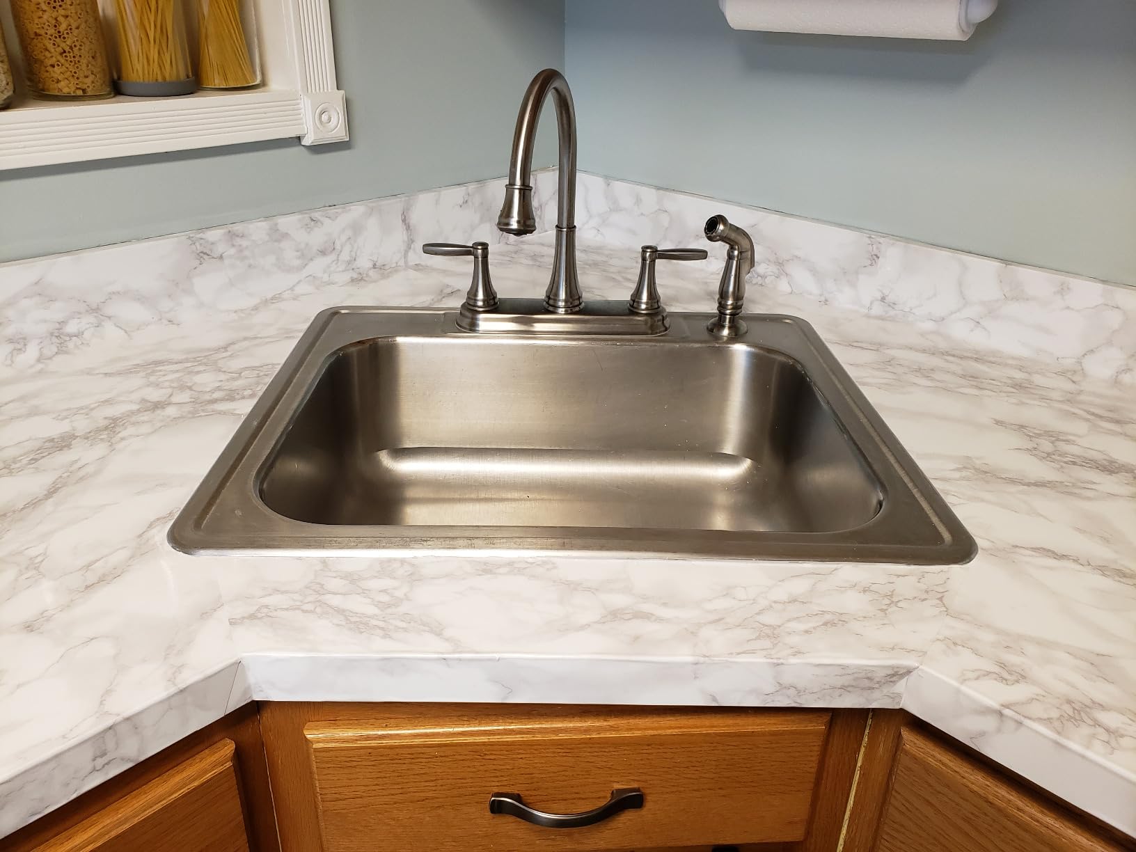 EZ FAUX DECOR Vinyl Countertop Update Wrap 36