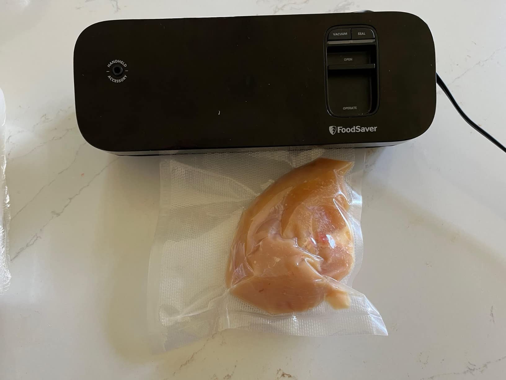 Wevac Vacuum Sealer Bags for Food 8x50 2 Rolls, Fit Food Saver Machines | Sous vide, Freezer Safe, BPA-free, Commercial Grade, Heavy Duty Vacuum Sael Bags for All Sealer Machines, Meal Prep Meat Fish customer photo 1