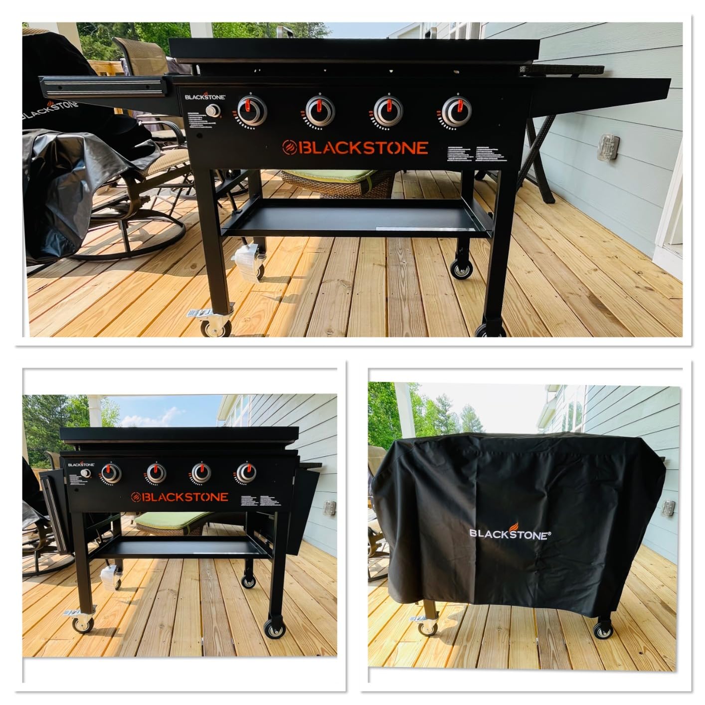 Blackstone® 5091 28 inch Griddle Cover, 52' W x 27' D x 27' H, Black customer photo 1