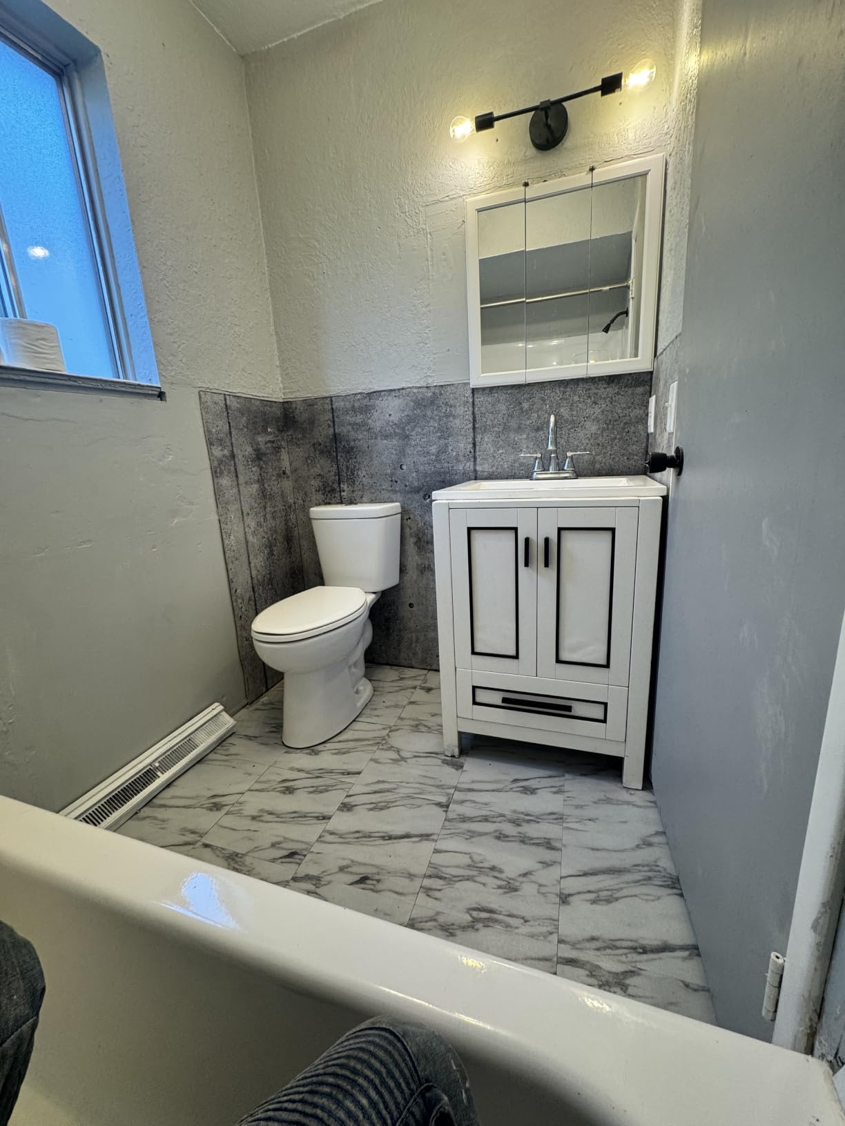 Nexus Self Adhesive 12-Inch Vinyl Floor Tiles, 20 Tiles, 12 x 12 in customer photo 2