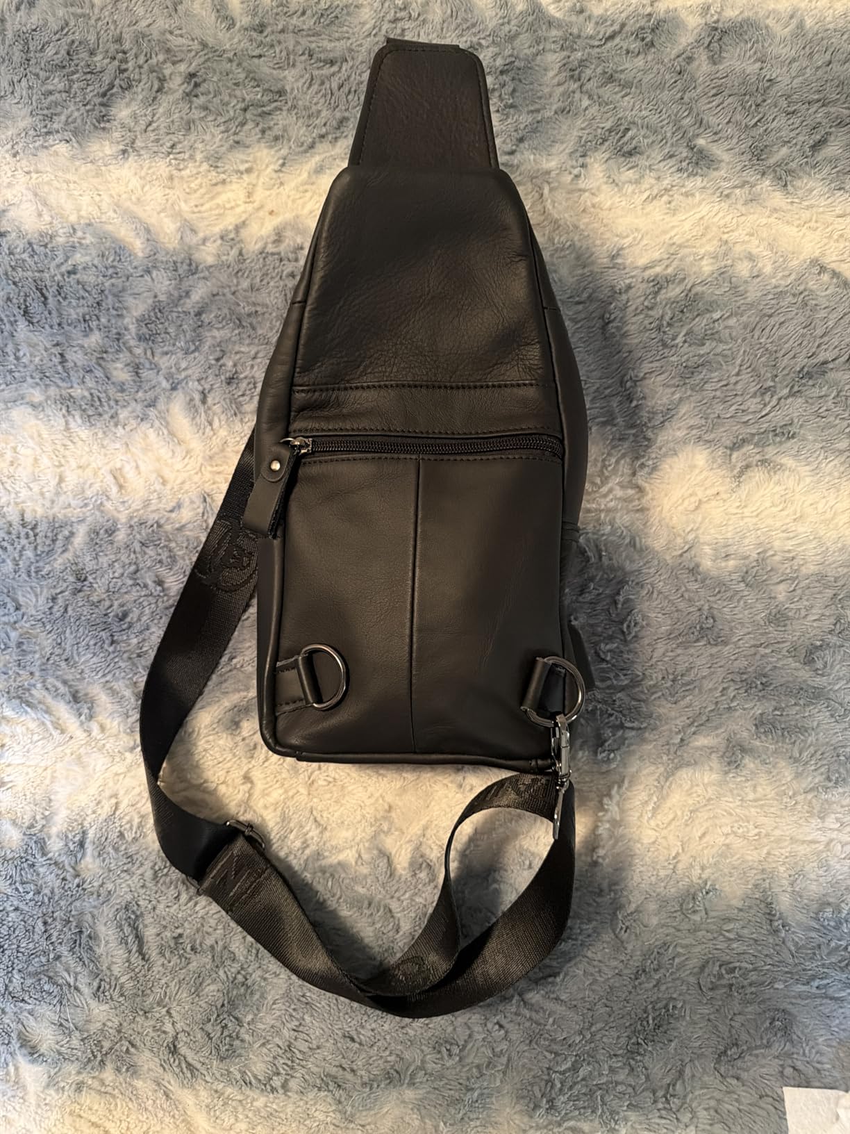 BULLCAPTAIN Genuine Leather Sling Bag for Men XB-129 customer photo 2