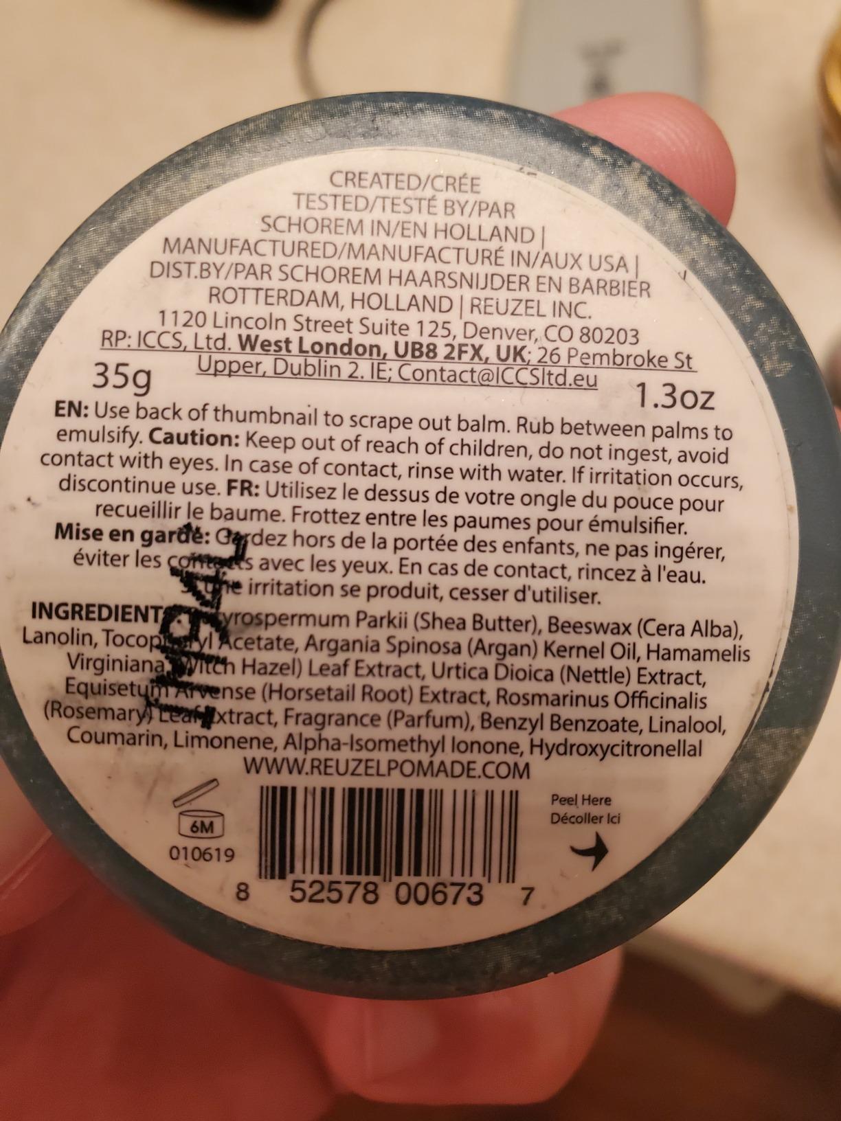 Reuzel Beard Balm, Wood & Spice, Masculine Scent, 1.3 oz customer photo 1
