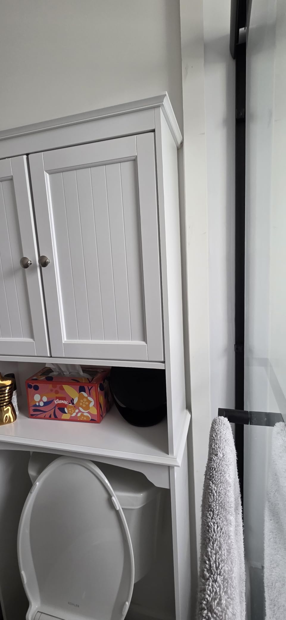 Spirich Over The Toilet Storage Cabinet with Doors, Bathroom Organizer customer photo 1