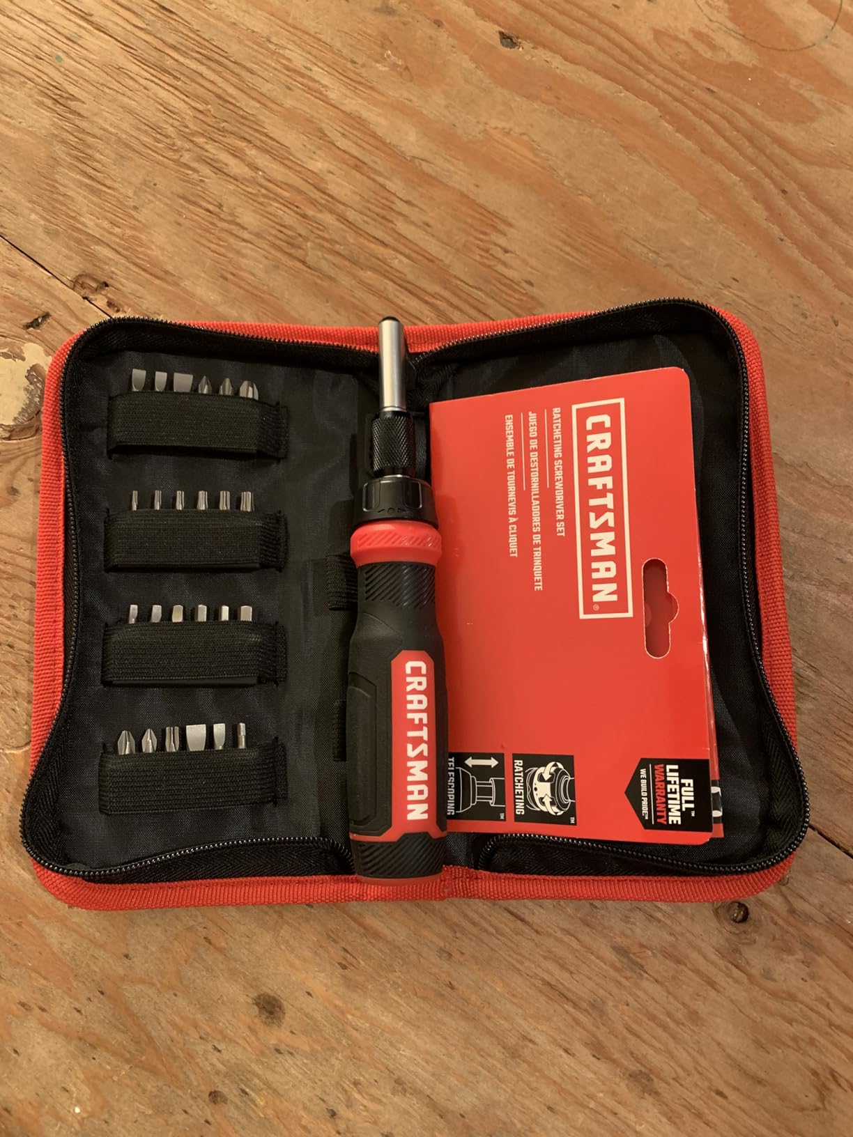 CRAFTSMAN Ratcheting Screwdriver, Multibit Set, 26-Piece (CMHT68001) customer photo 2