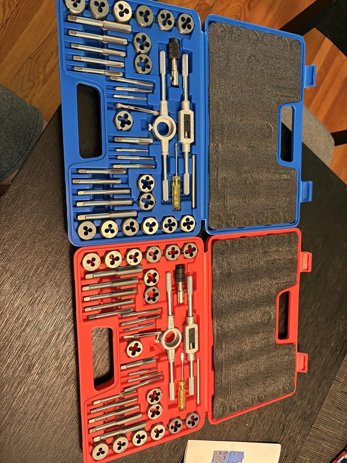 OMT Tap and Die Set, SAE and Metric Thread Repair and Cutting Kit customer photo 2