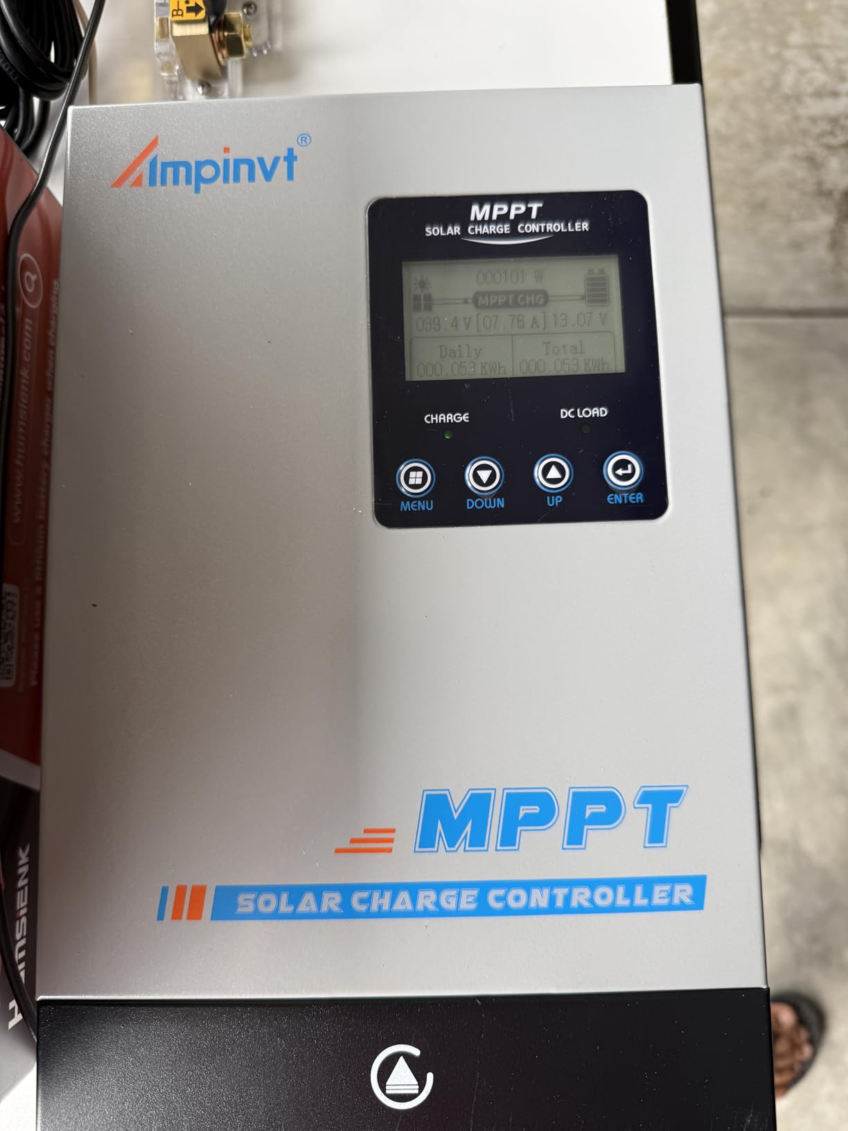 Ampinvt 80 Amp MPPT Solar Charge Controller 48V 36V 24V 12V Auto, 80A Solar Panel Regulator Max Input Power 1100W-4500W, for AGM Sealed Gel Flooded Lithium Battery customer photo 1