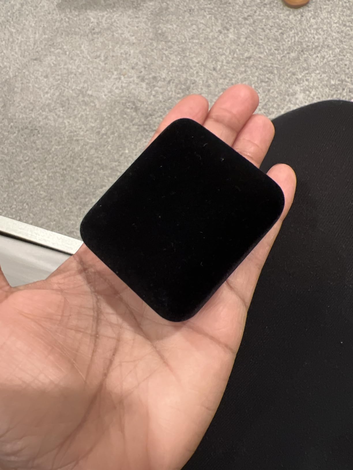 Velvet Ring Box with LED Light Jewelry Display Gift Box for Proposal,Engagement, Wedding customer photo 1