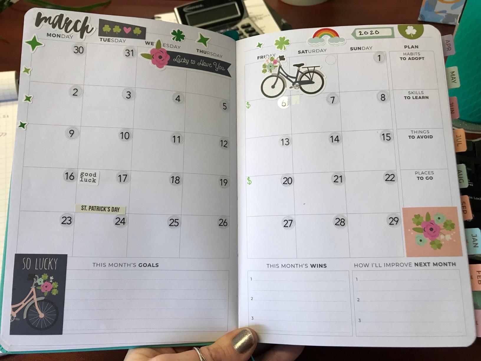 Clever Fox Planner Premium, Undated Weekly & Monthly Planner, Black customer photo 1