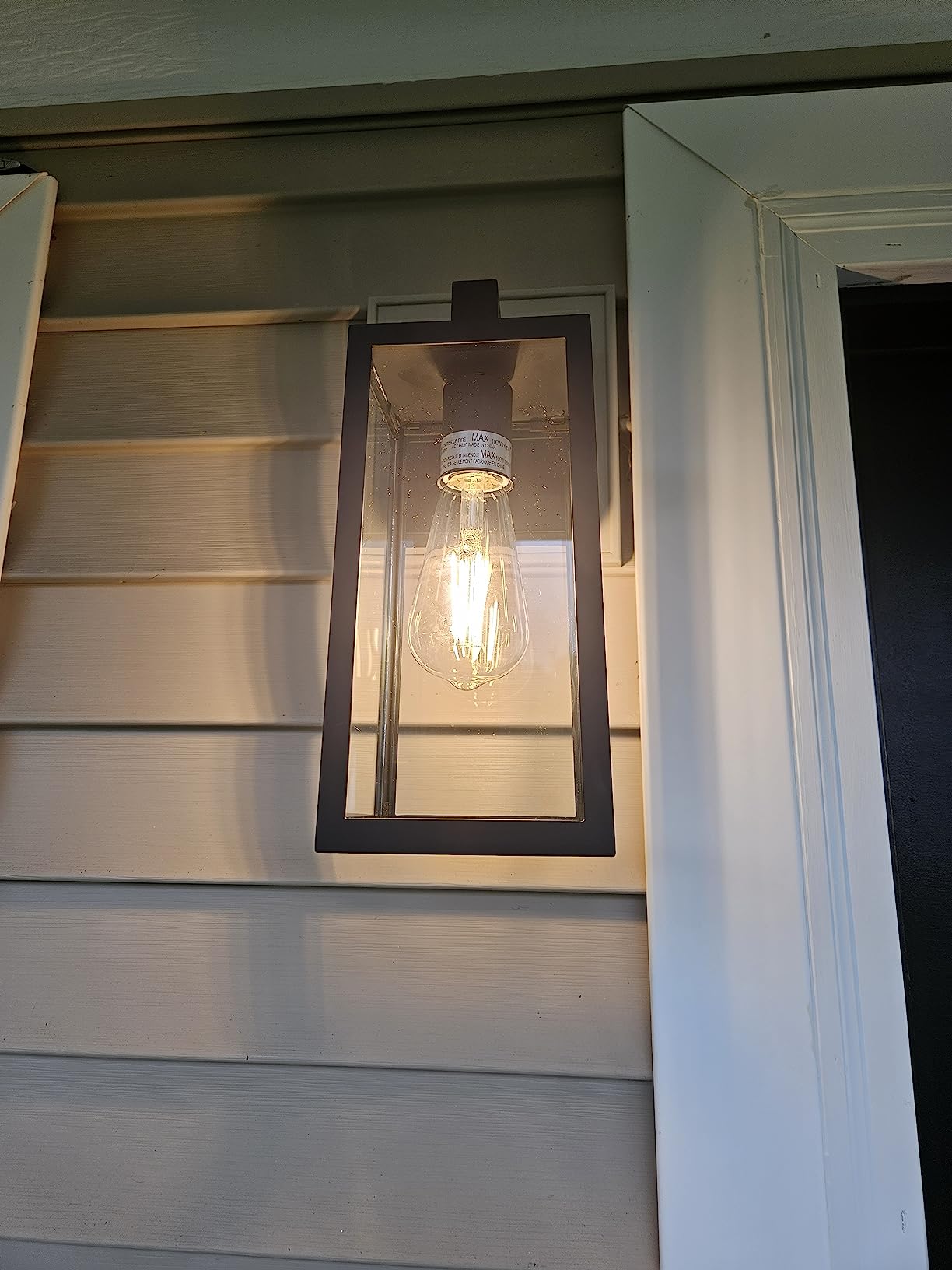 MAXvolador Outdoor Wall Light Fixtures, Exterior Waterproof Wall Lanterns customer photo 2
