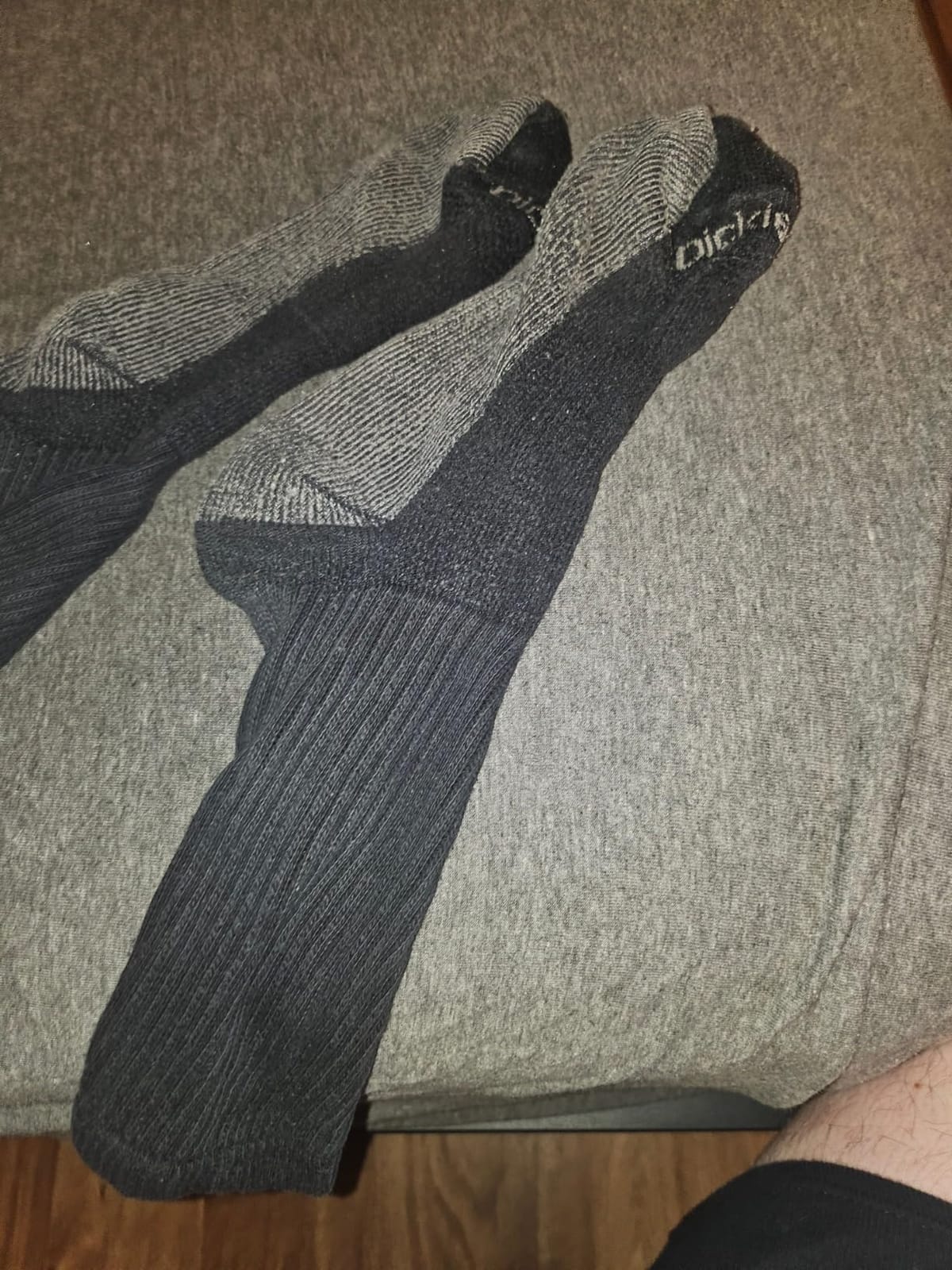 Dickies Men's Dri-Tech Moisture Control Boot-Length Socks, Available in L-XL (6, 12 Pairs) customer photo 1