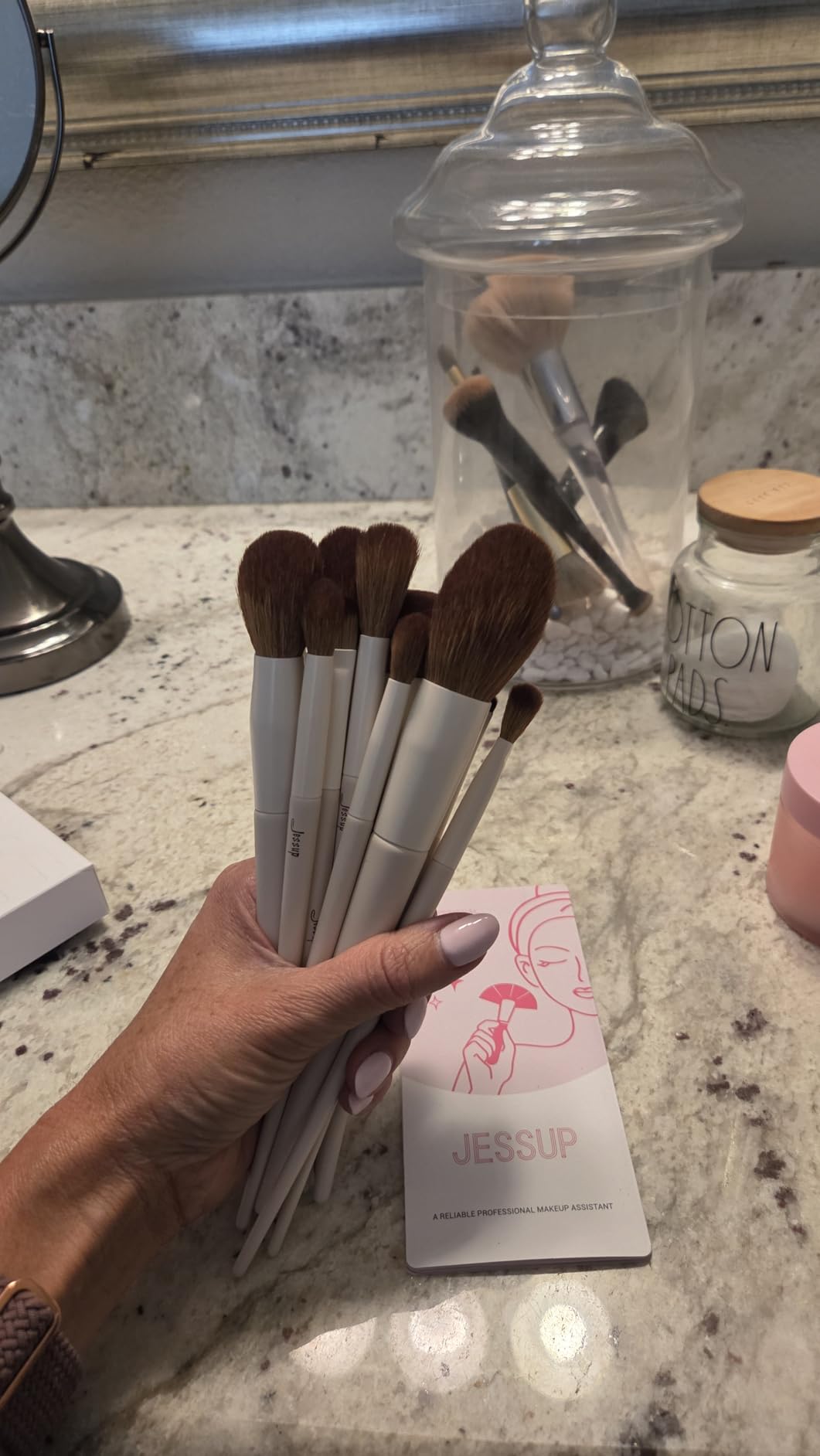 Jessup Makeup Brushes 14Pcs Makeup Brush Set for Face & Eye, T329 customer photo 2