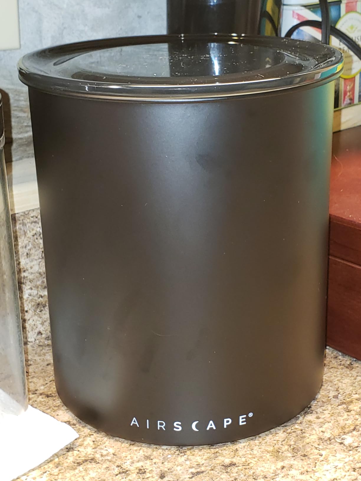 AirScape by Planetary Design | 2.2 lbs Coffee Storage | Matte Black | Plunger Lid Removes Excess Oxygen - DON'T buy airtight, BUY AIR-LESS - Holds 2.2 lbs Coffee Beans customer photo 2