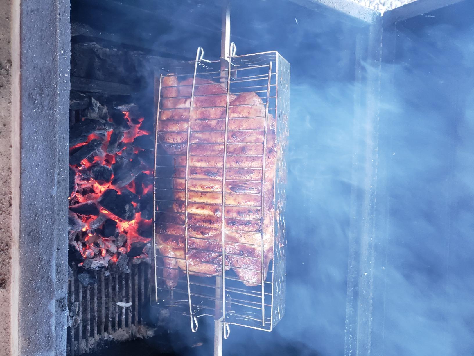 Skyflame Stainless Steel Flat Spit Rotisserie Grill Basket customer photo 2