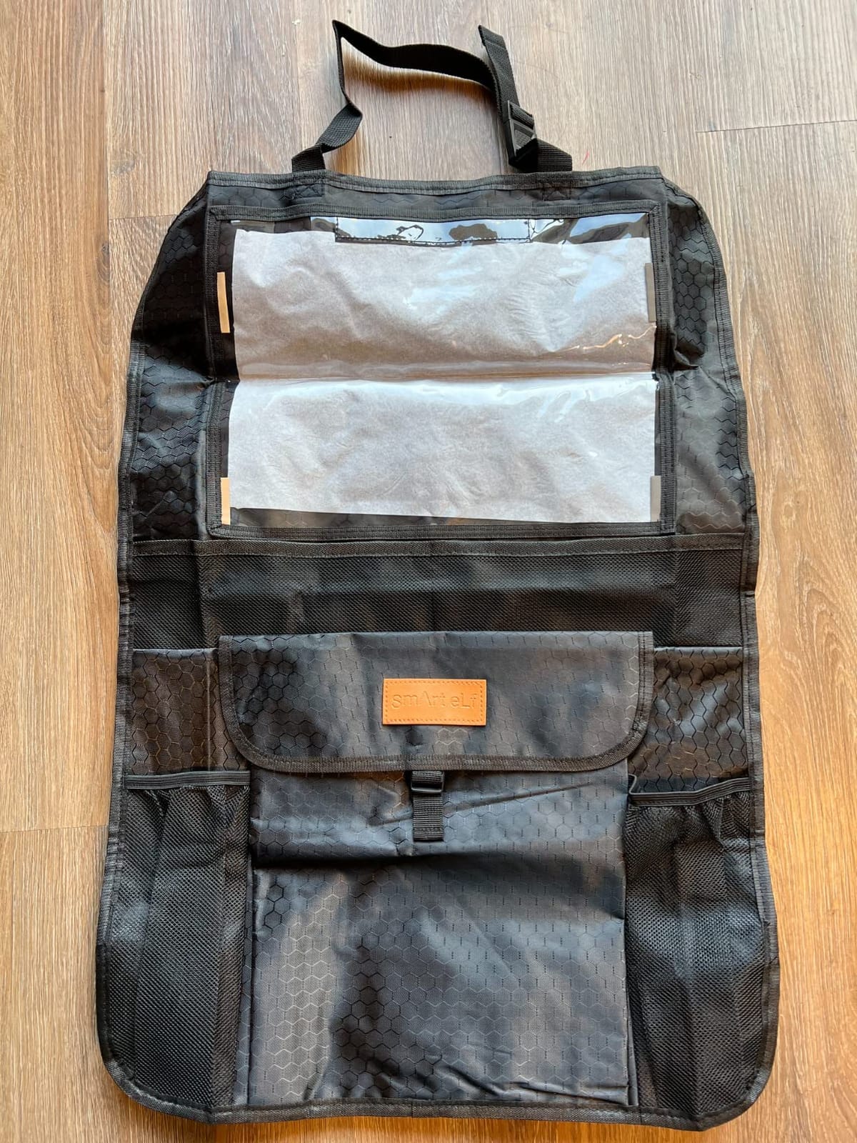 SMART ELF Backing Backseat Car Organizer Kick Mat with Storage Pockets customer photo 1