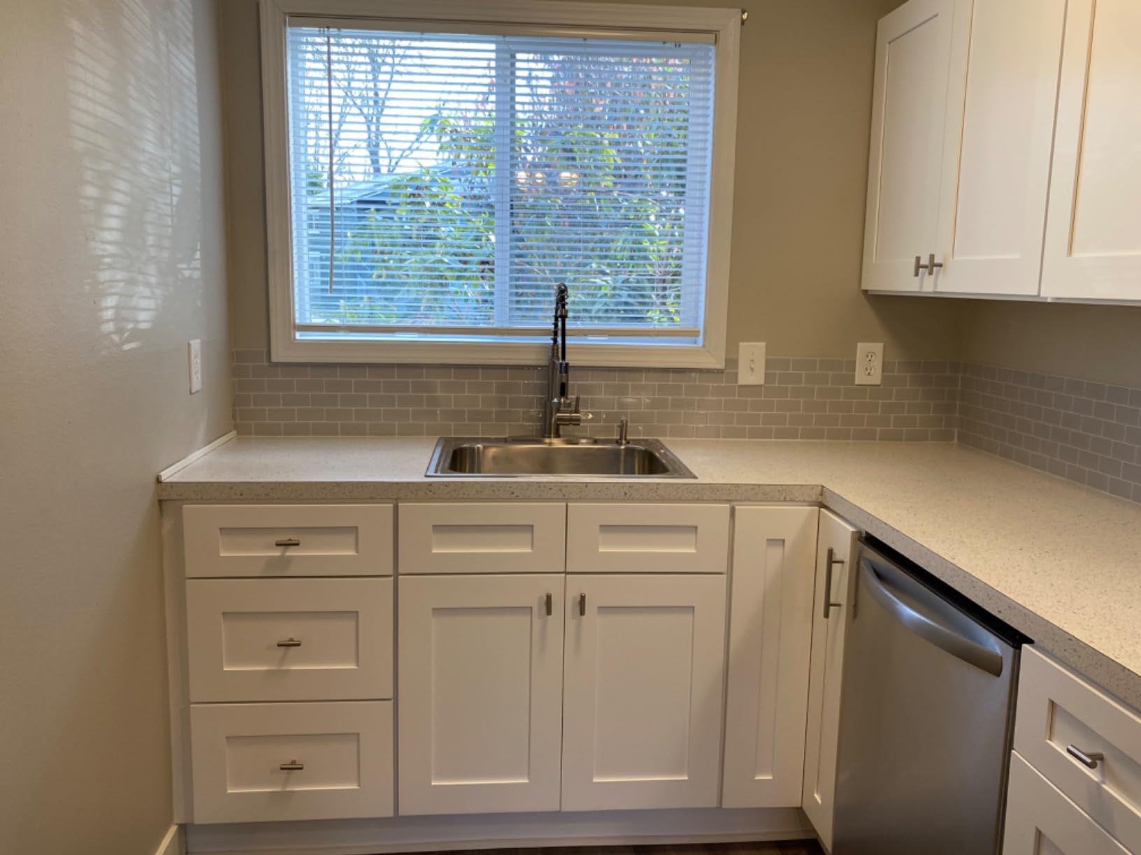 Smart Tiles Peel and Stick backsplash, Subway Carrara Marble, 10.95