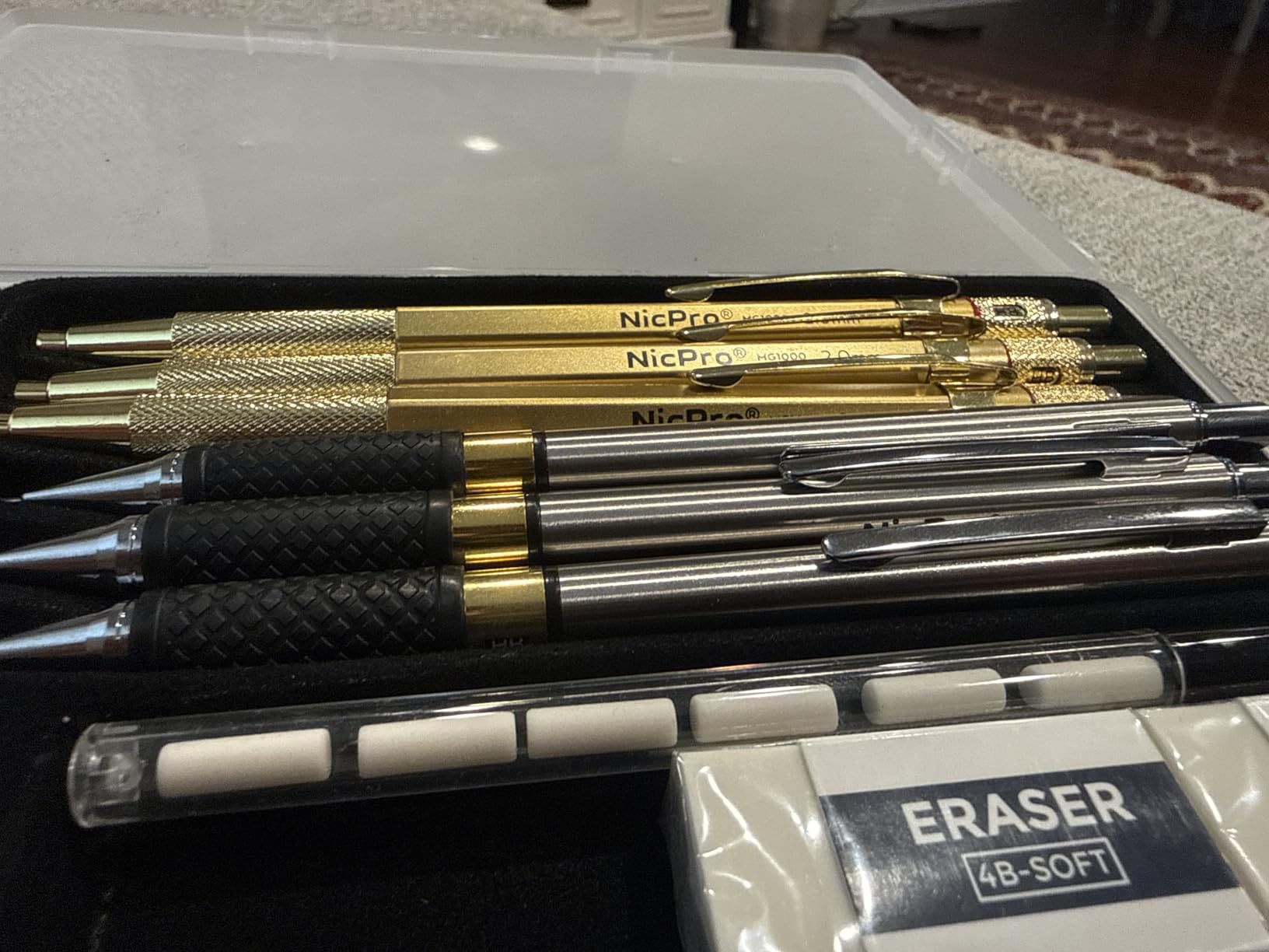 Nicpro 6PCS Art Mechanical Pencil Set, 0.5/0.7/0.9/2mm Point customer photo 1