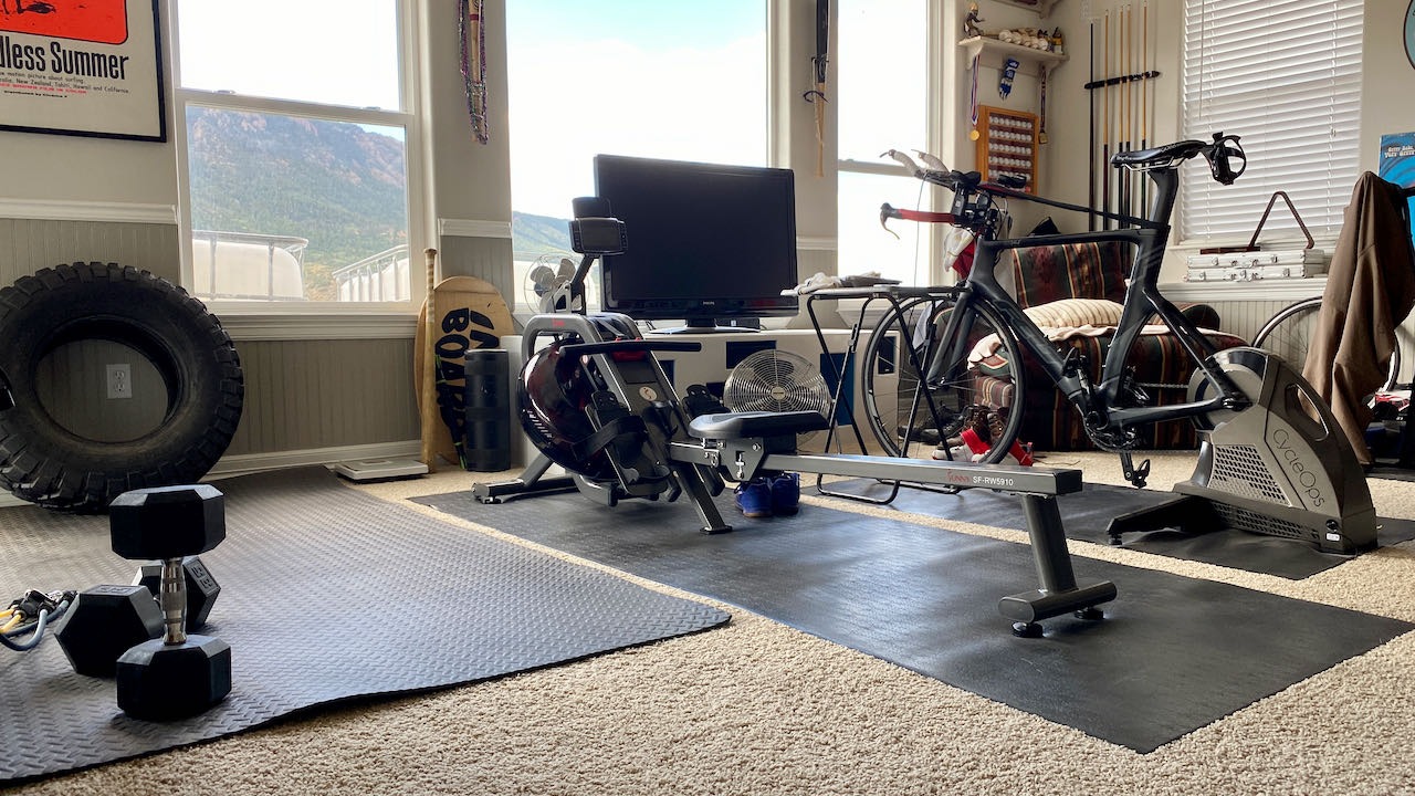 Sunny Health & Fitness AquaStrive Series Smart Water Rower, 300LB Capacity Plus Dynamic Hydro Resistance for Home Cardio Workout, Free SunnyFit Training App Connection customer photo 2